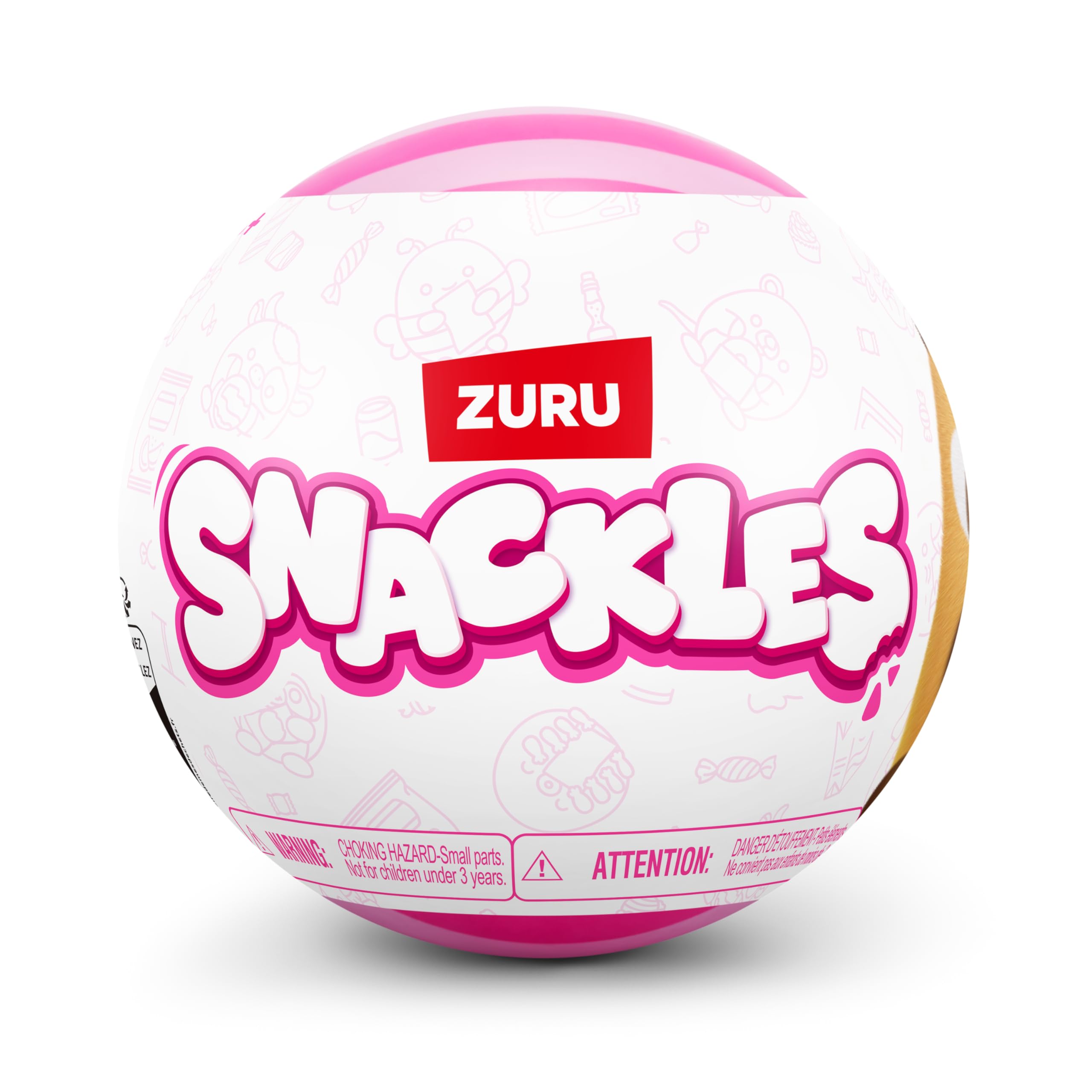 Snackles Series 3 5-inch Plush with Snack Accessory by ZURU | Polyester | Ages 3+ 2