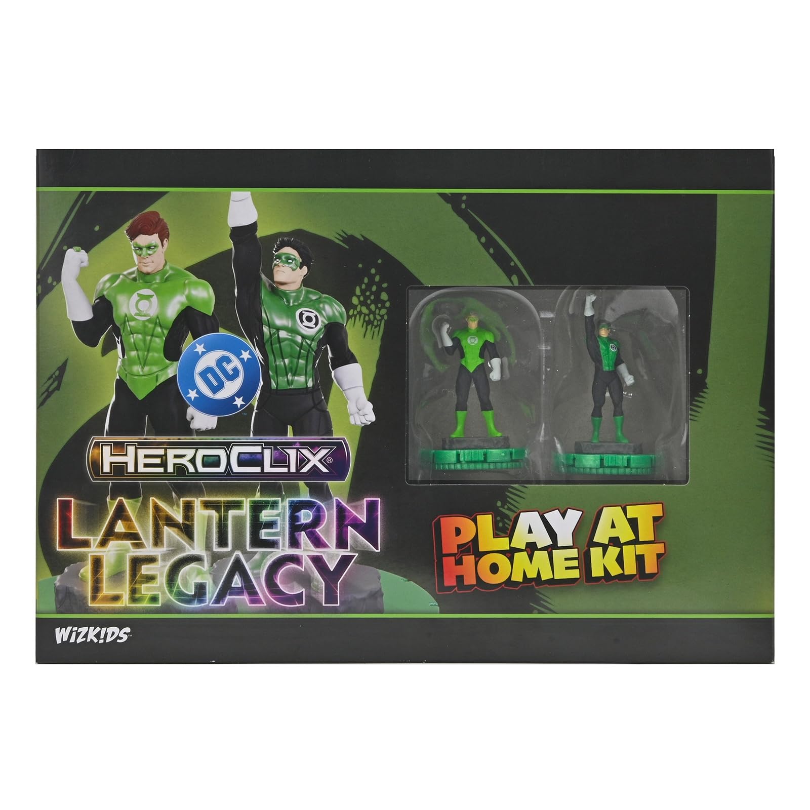 WizKids DC HeroClix: Lantern Legacy Play at Home Kit | Plastic | Green