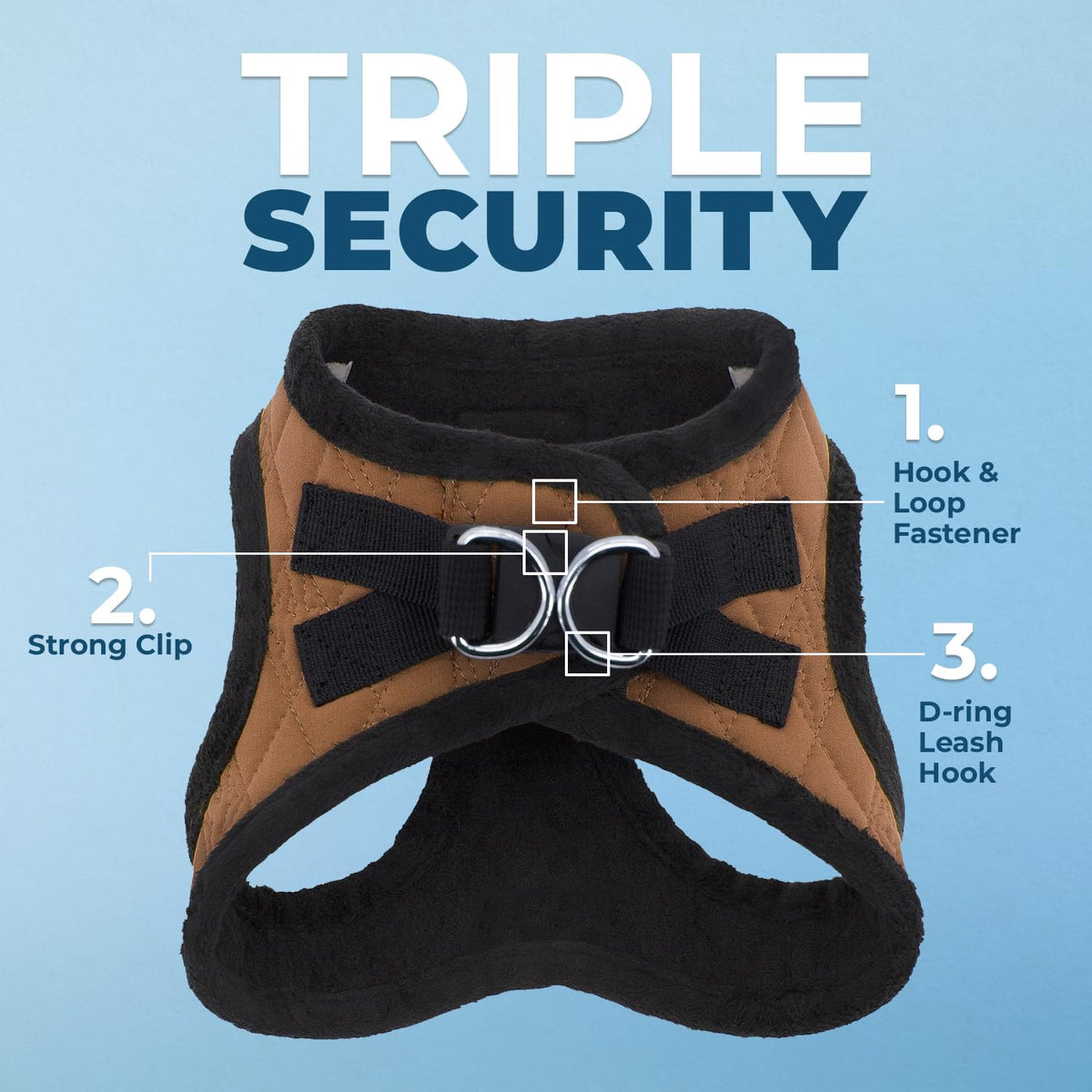 Best Pet Supplies Voyager Step-In Plush Dog Harness - XL, Beige Plush