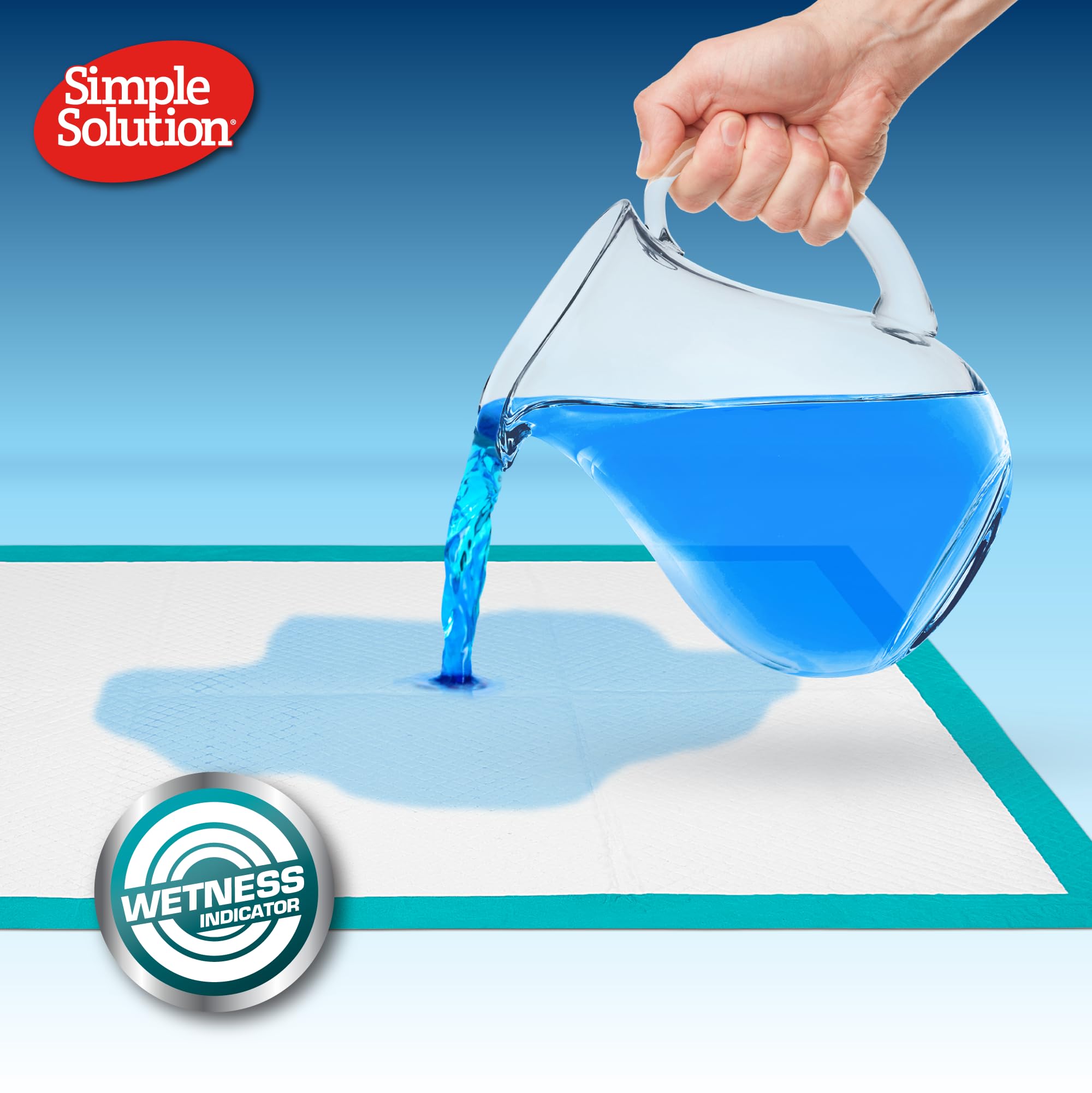 Simple Solution Absorbent Premium Dog Training Pads - 30 Pack | Leak-Proof | Insta-Shield Technology 7