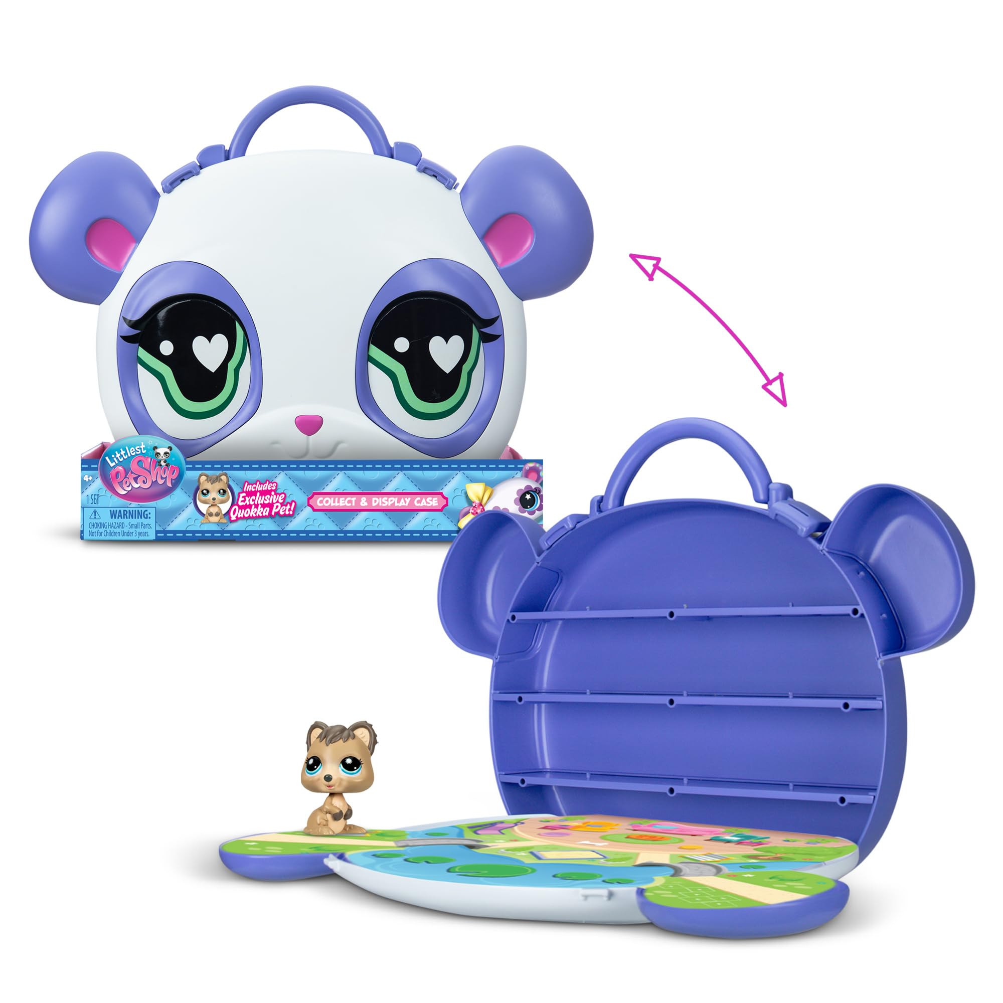 Littlest Pet Shop Collect and Display Case - Exclusive Quokka Bobble Head Pet & Virtual Code