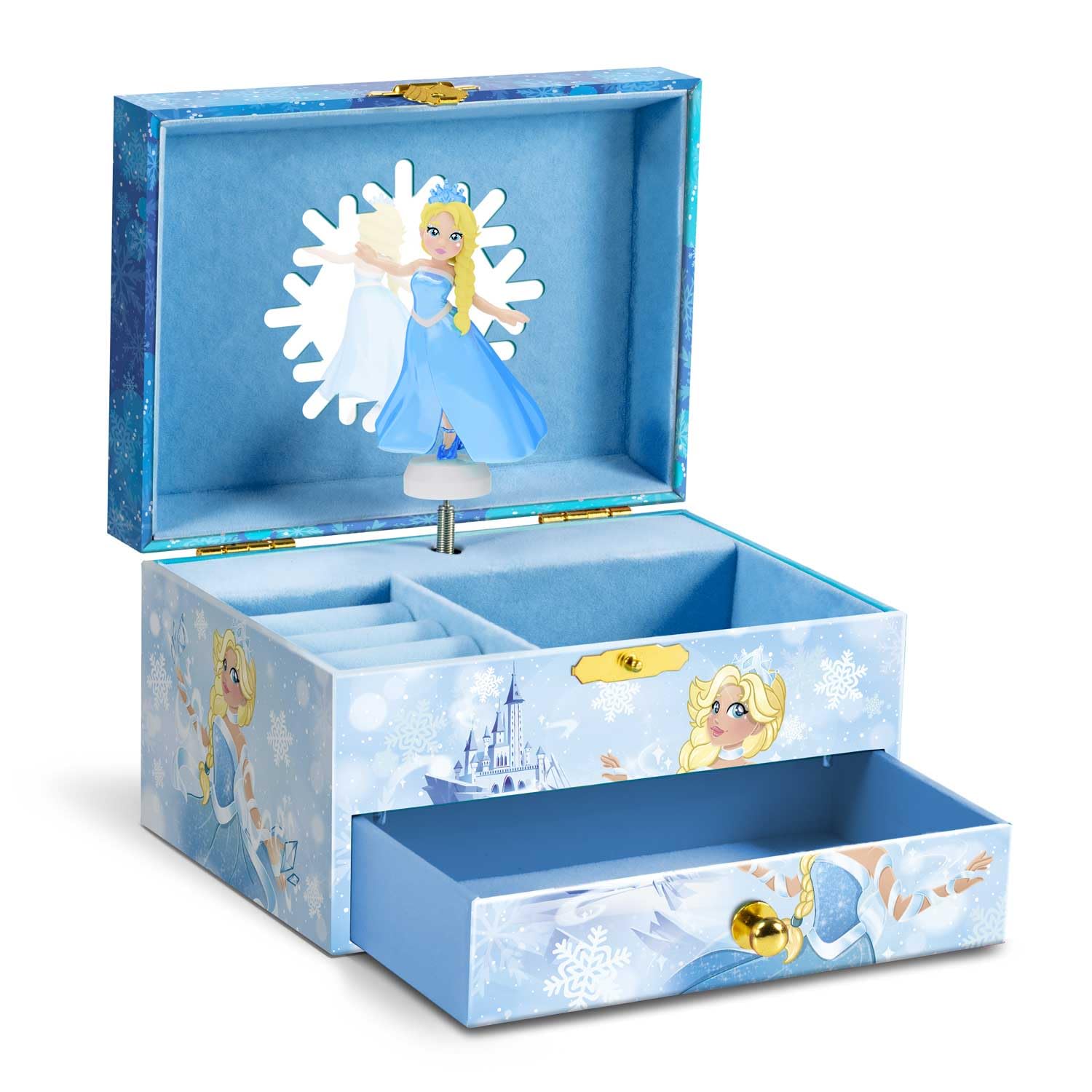 CRAZE Music Box Princess - Musical Jewellery Box with Spinning Ballerina, Mirror & Secret Drawer 1