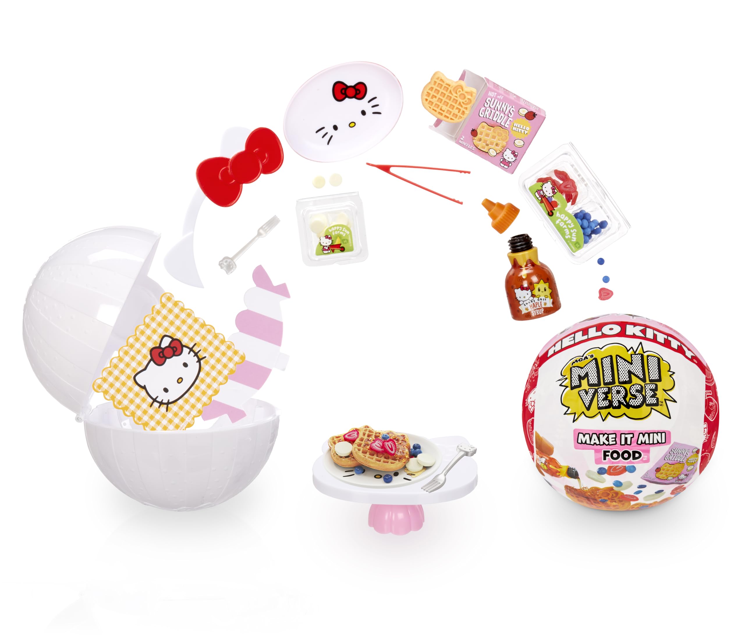 MGA's Miniverse Make It Mini Food Hello Kitty Collectibles - DIY Resin Crafts for Ages 8+ 1