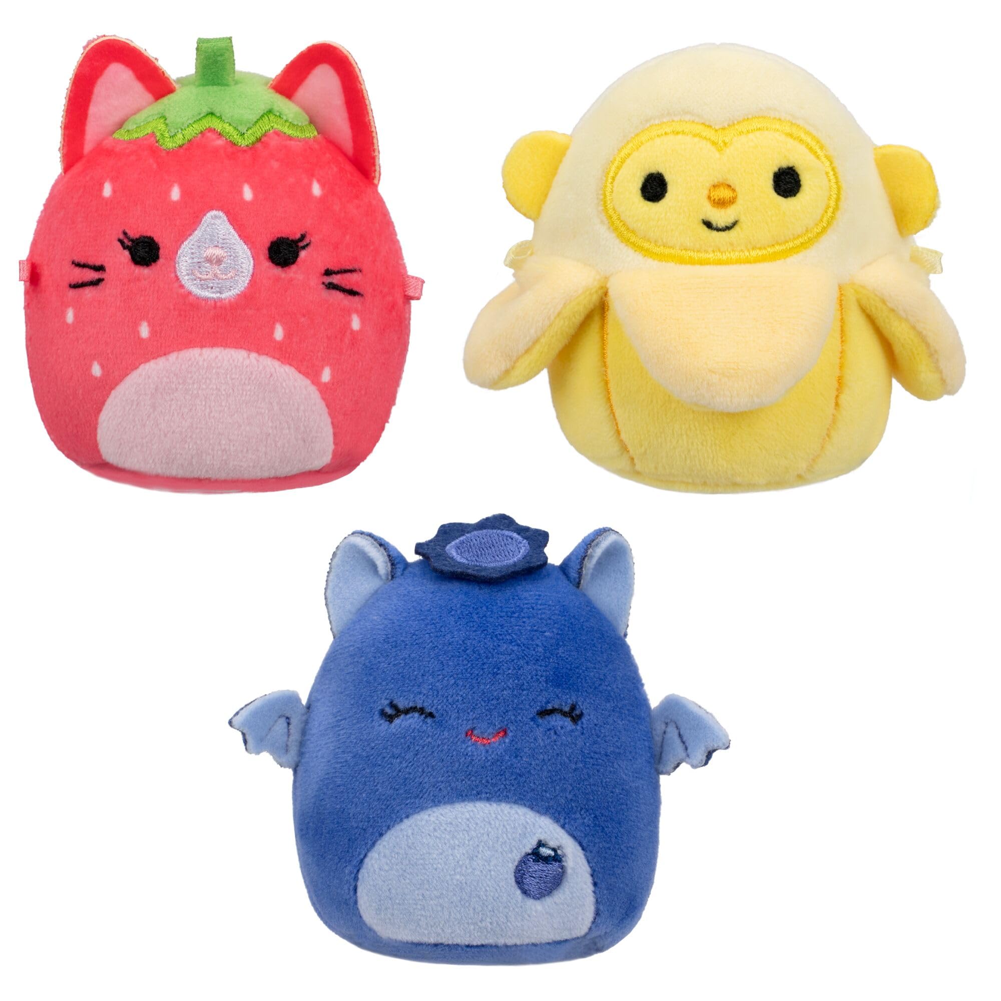 Squishmallows Micromallows Bouquet - 3 x 2.5-inch Plush Dolls | Classic Edition 4