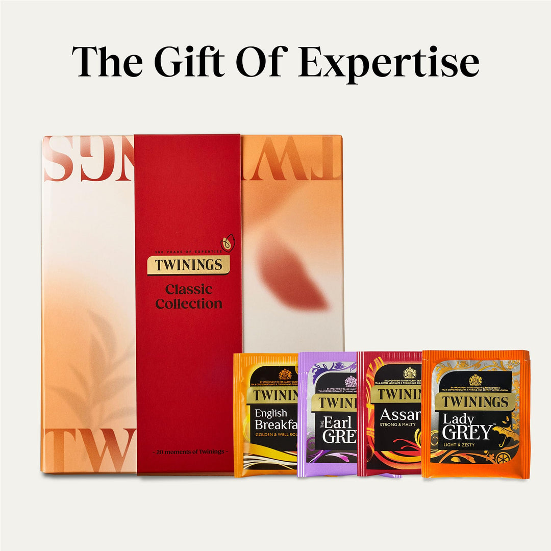 Twinings Classic Collection Gift Box - 20 Tea Bags with Herbal & Green Blends