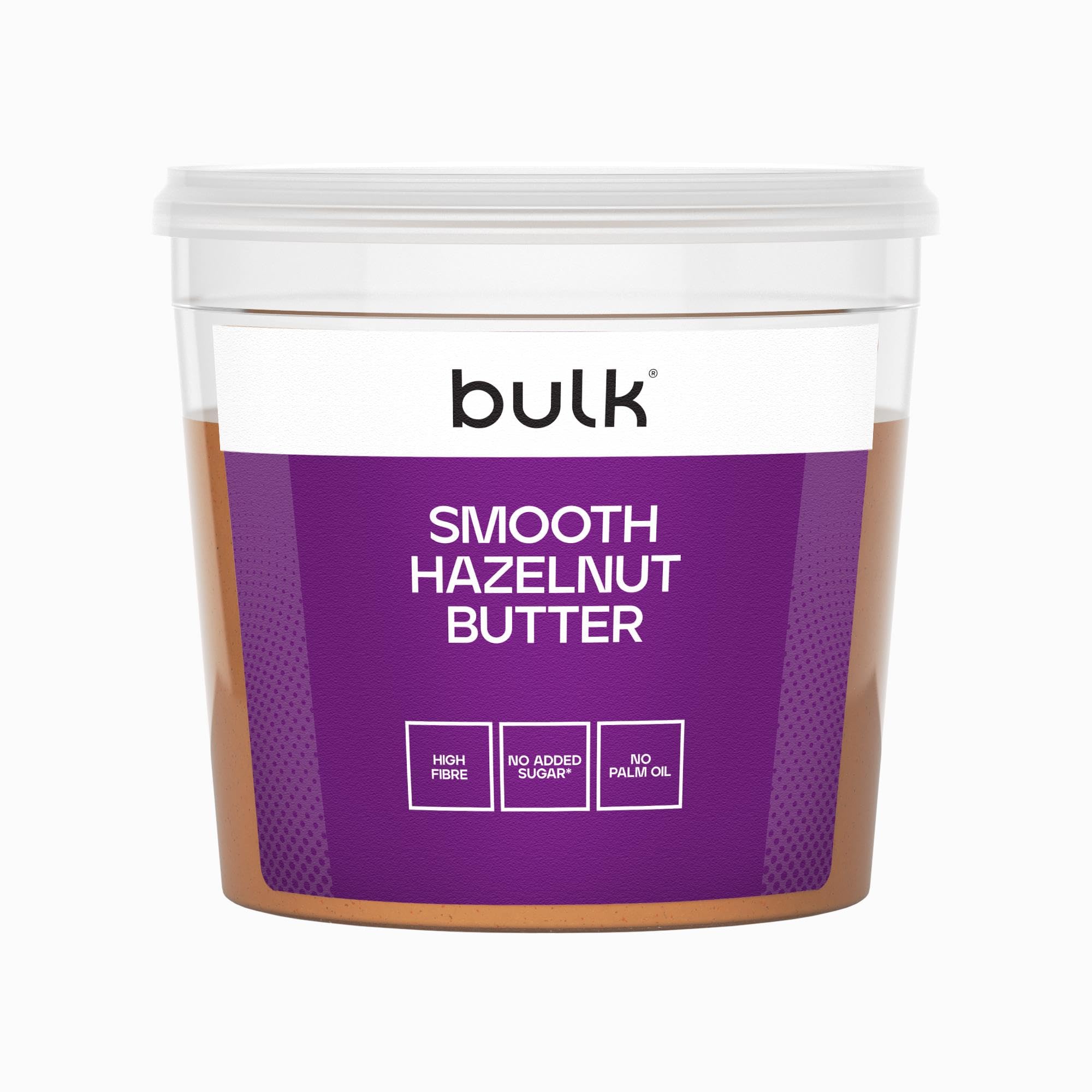Bulk Natural Roasted Hazelnut Butter Smooth Spread - 500g Tub | 6.5g Fibre