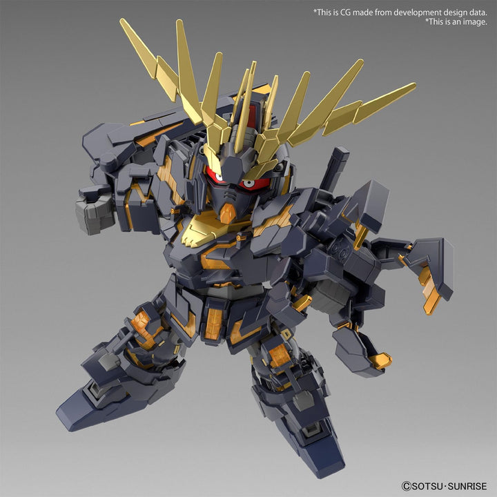 BANDAI SPIRITS SD GUNDAM -Cross Silhouette Unicorn 02 Banshee & Norn Parts -Model Kit