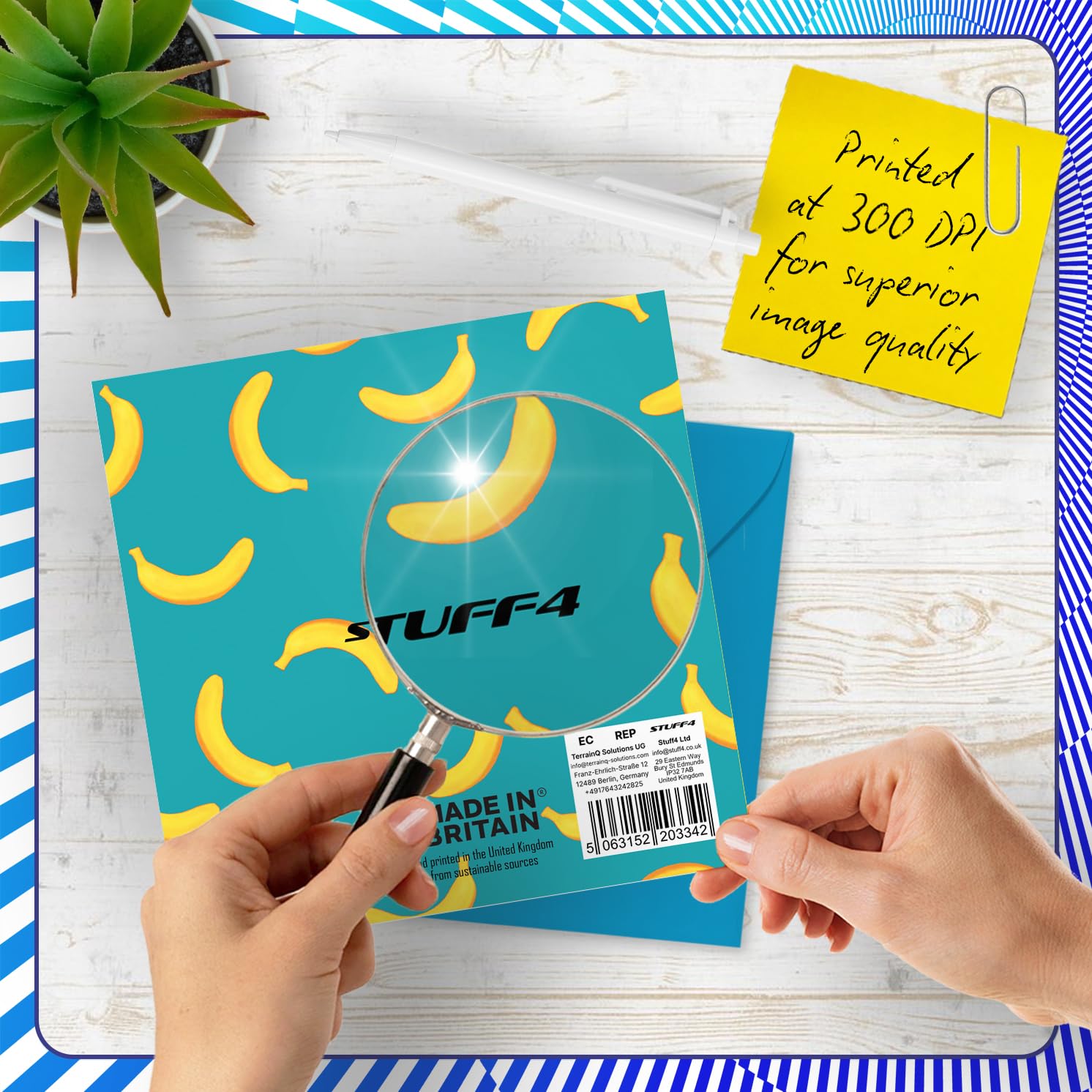 Stuff4 16th Birthday Card for Girls & Boys - Monkey Go Bananas Design | 145mm Square 2