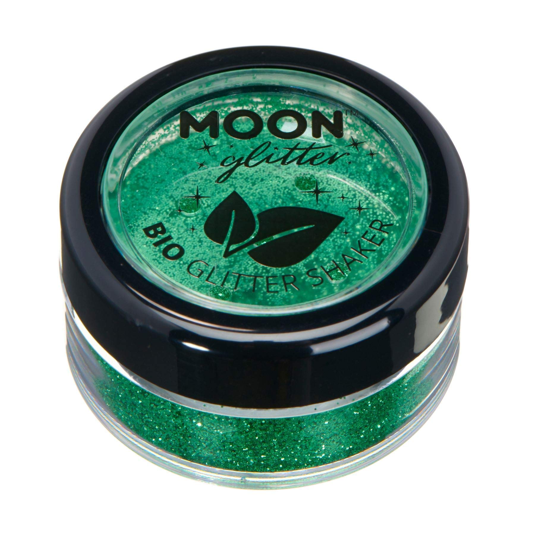 Moon Glitter - Biodegradable Eco Glitter Shaker (5g) - Green Cosmetic Bio Glitter for Face, Body, Hair, Nails 1
