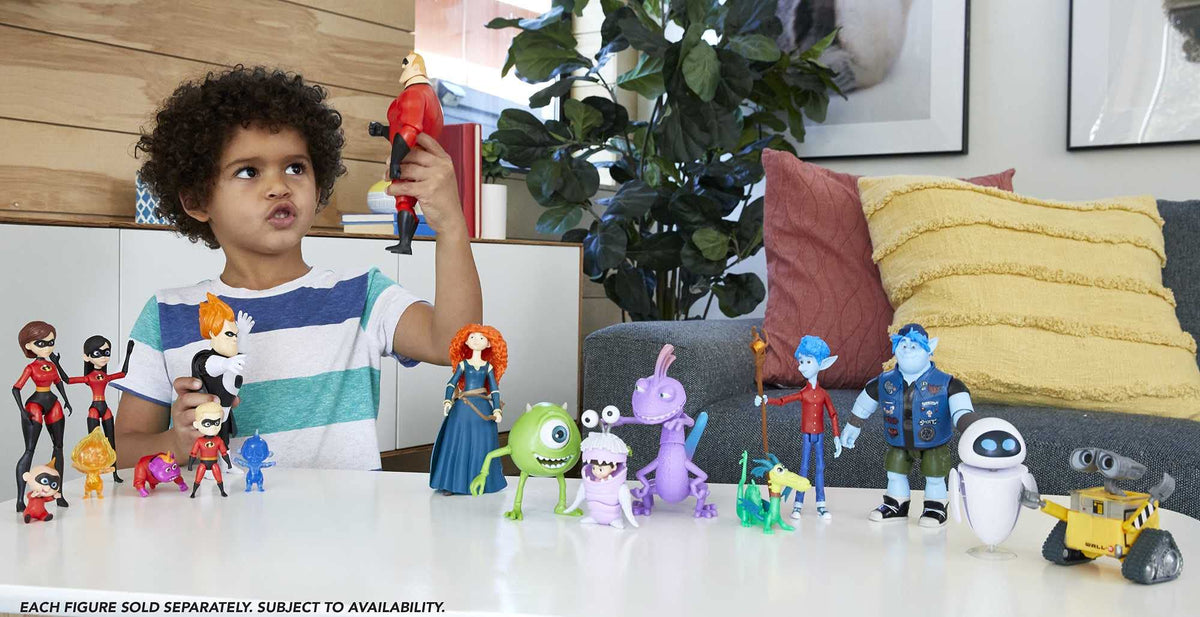 Disney Pixar Dash & Jack-Jack Action Figures - 12-Point Articulation, Ages 3+