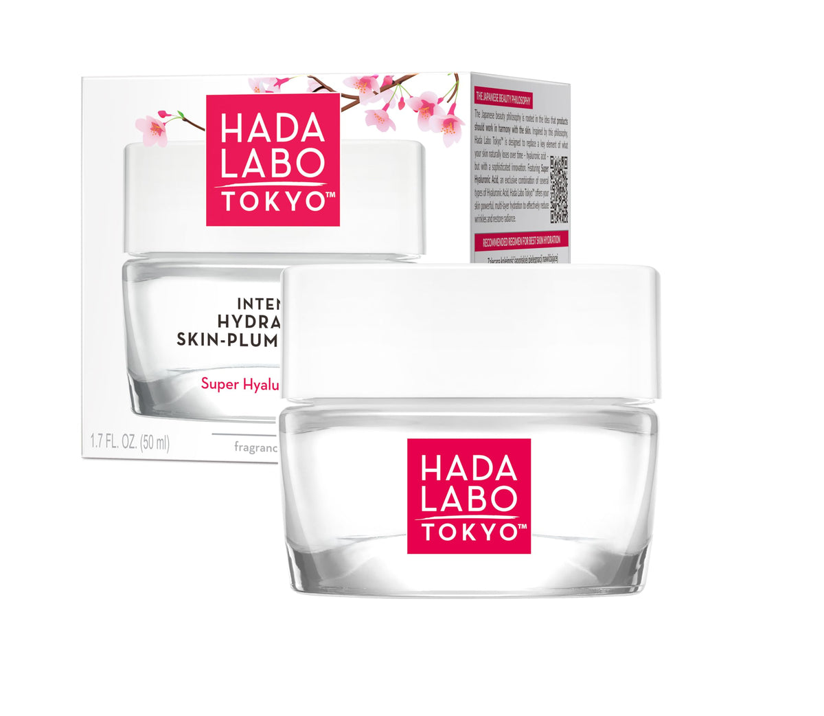 Hada Labo Tokyo Intense Hydrating Skin-Plumping Gel - 50ml | Lightweight Gel | Fragrance-Free