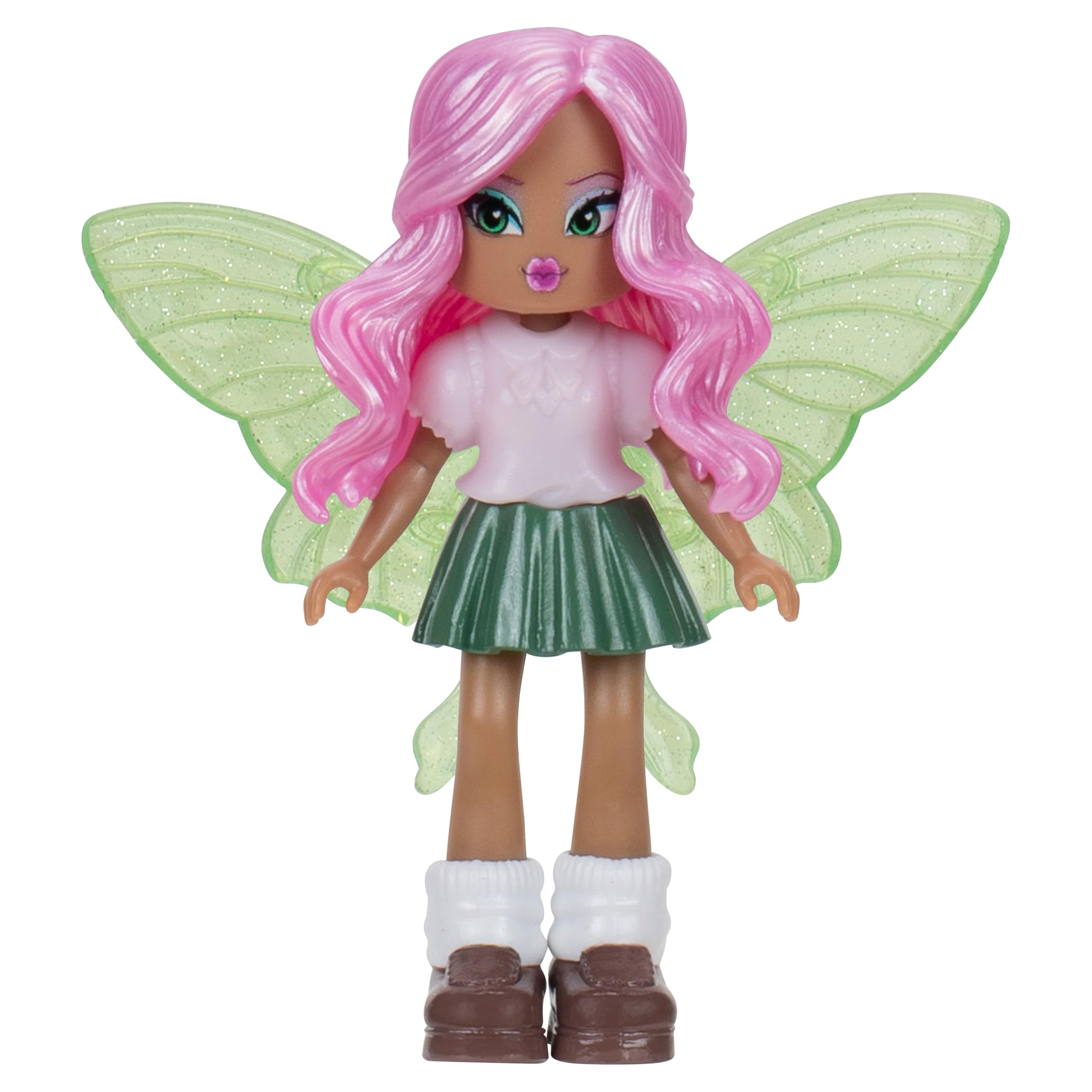 Jazwares Royale High School Spirit Fashion Pack: Science - Nature Element 3" Doll with 15 Accessories & Game Code 5