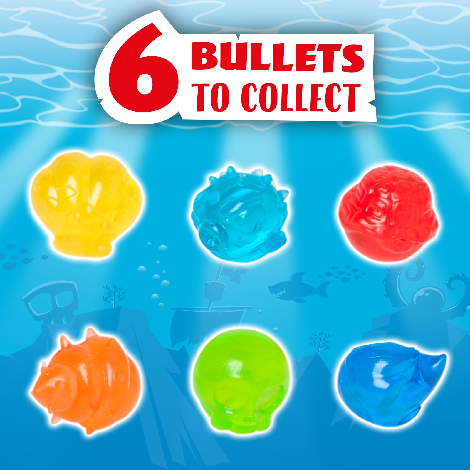 PIRATIX ADVENTURE WORLD Piratix Shark Treasure Series – Captain Pack Newton | Includes 4 Figures 7