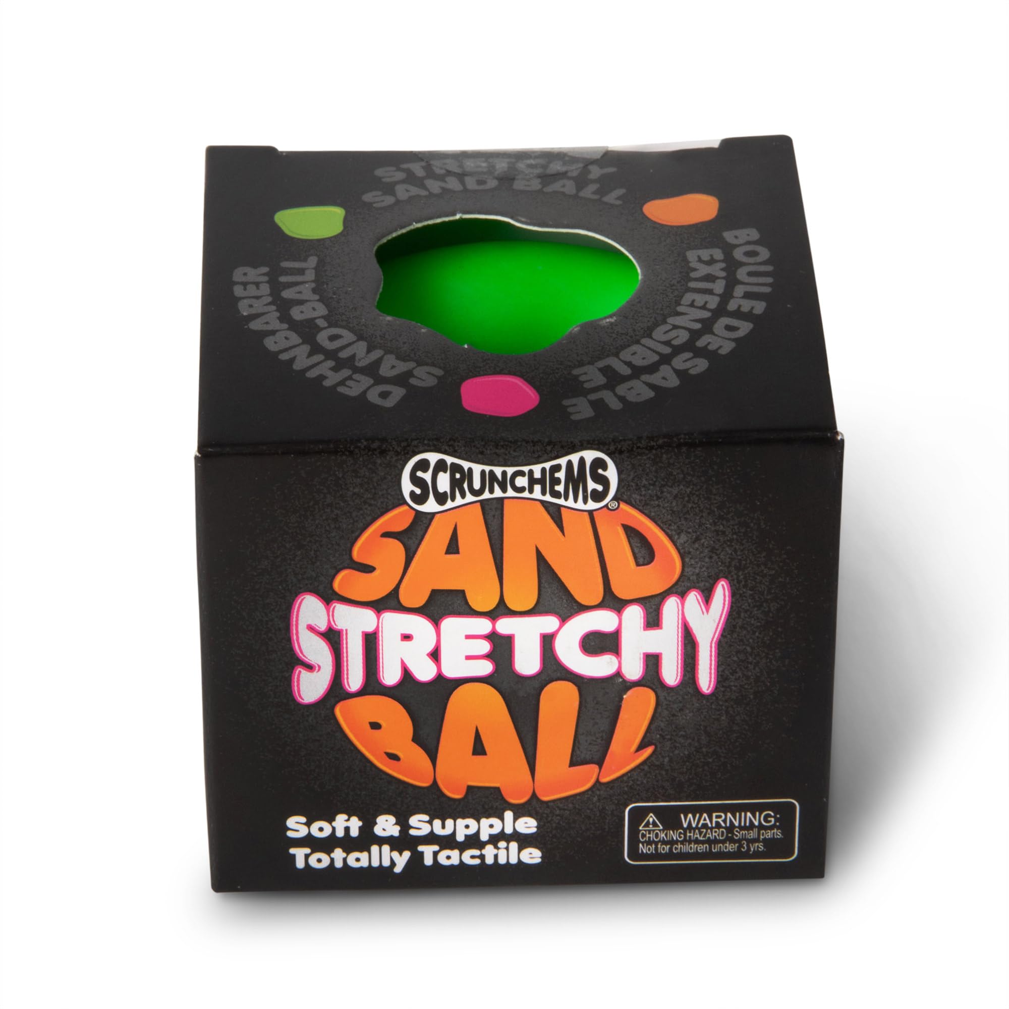 SCRUNCHEMS Stretchy Sand Ball - Sensory & Stress Relief Toy | Assorted Colors | Ages 3+ 9