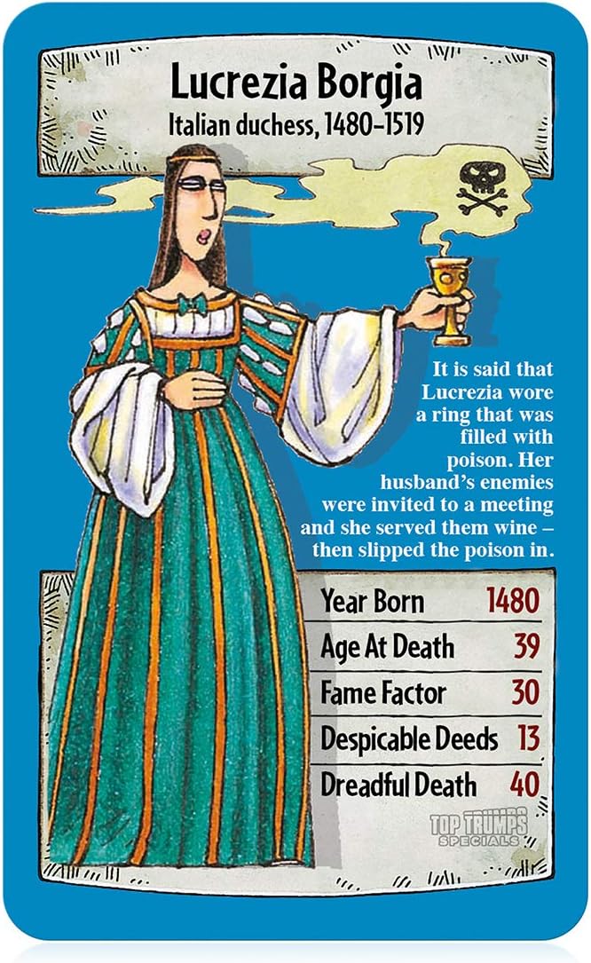 Horrible Histories Top Trumps Specials Card Game