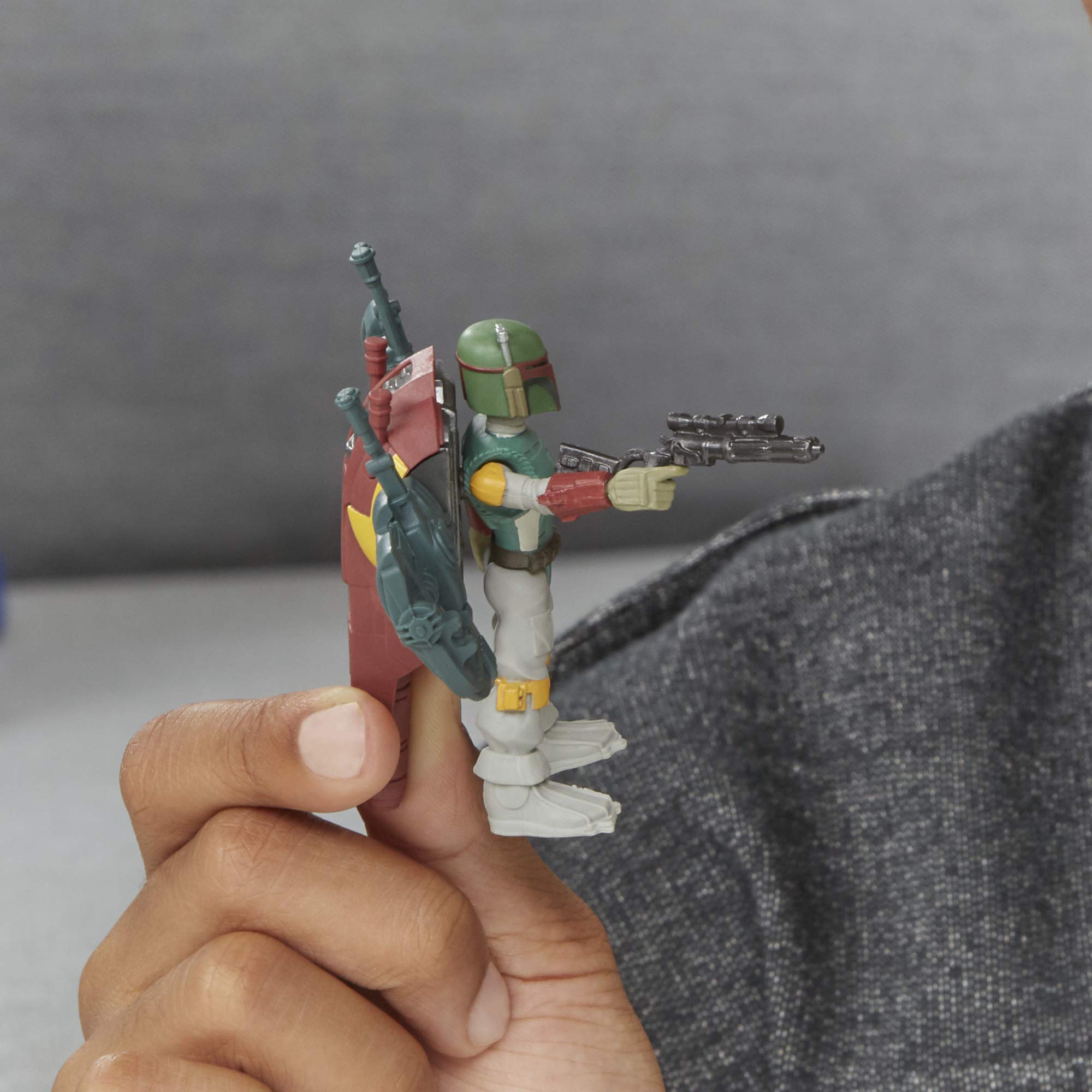 Star Wars Mission Fleet Gear Class Boba Fett Capture dans les nuages 2,5 pouces-Scal 5