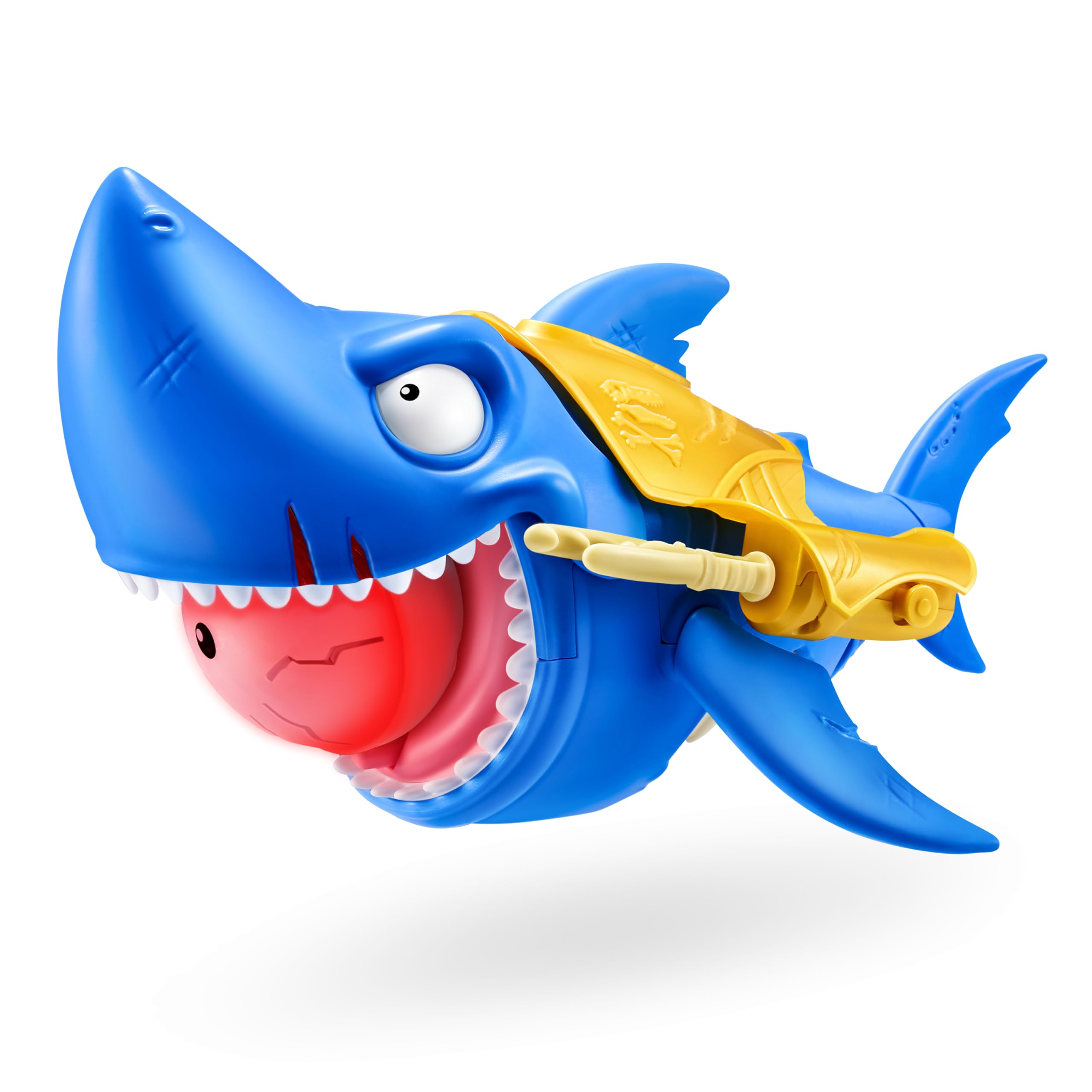 ZURU SMASHERS Dino Island Gold Treasure Hunt - Orange Dinosaur Skull Playset for Kids 2