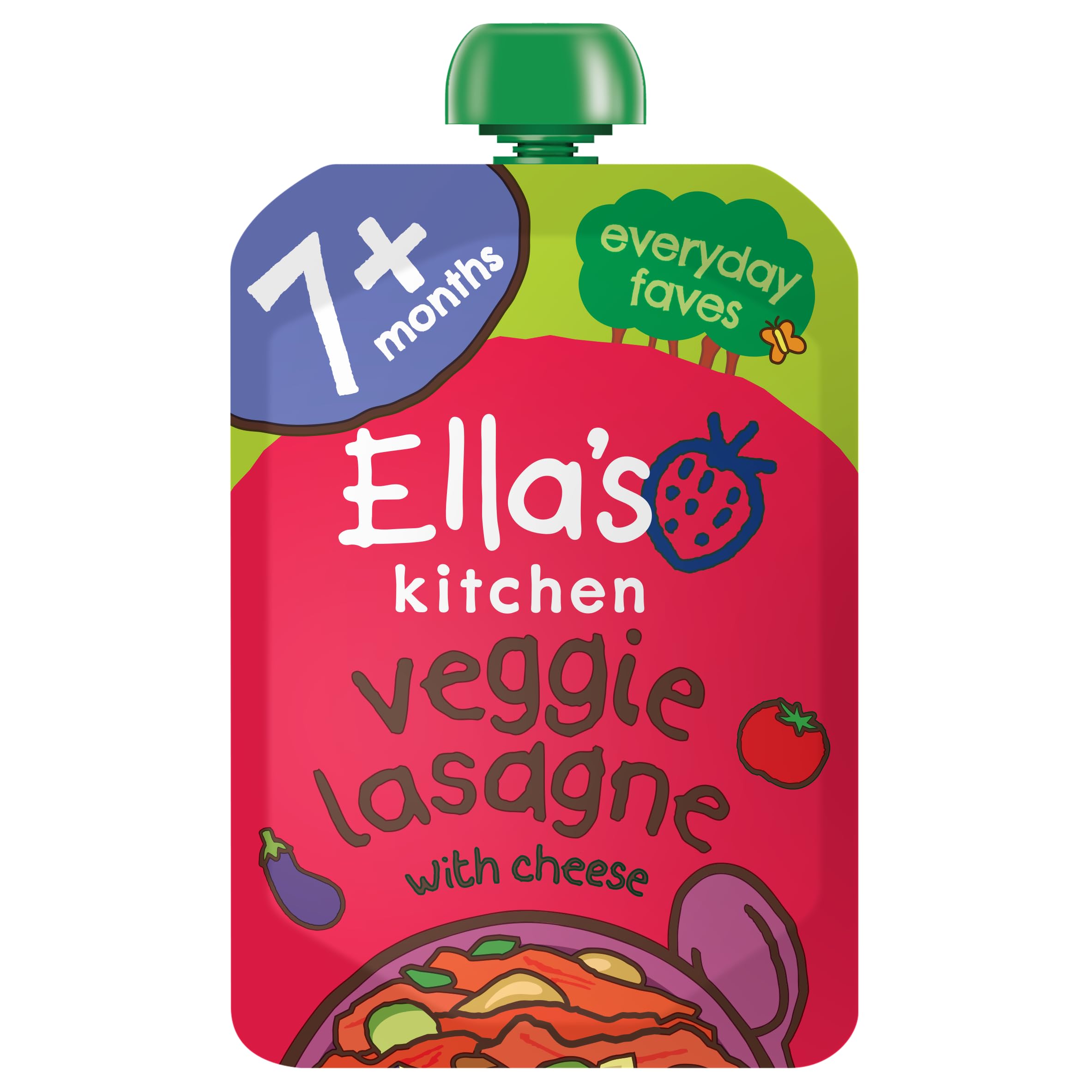 Ella's Kitchen - Stage 2 Veggie Lasagne Organic Baby Meal 130g 2
