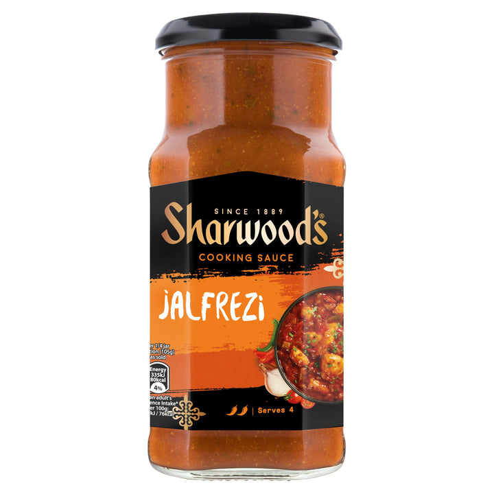 Sharwood's Jalfrezi Medium Curry Cooking Sauce – Fiery Tomato & Pepper Blend