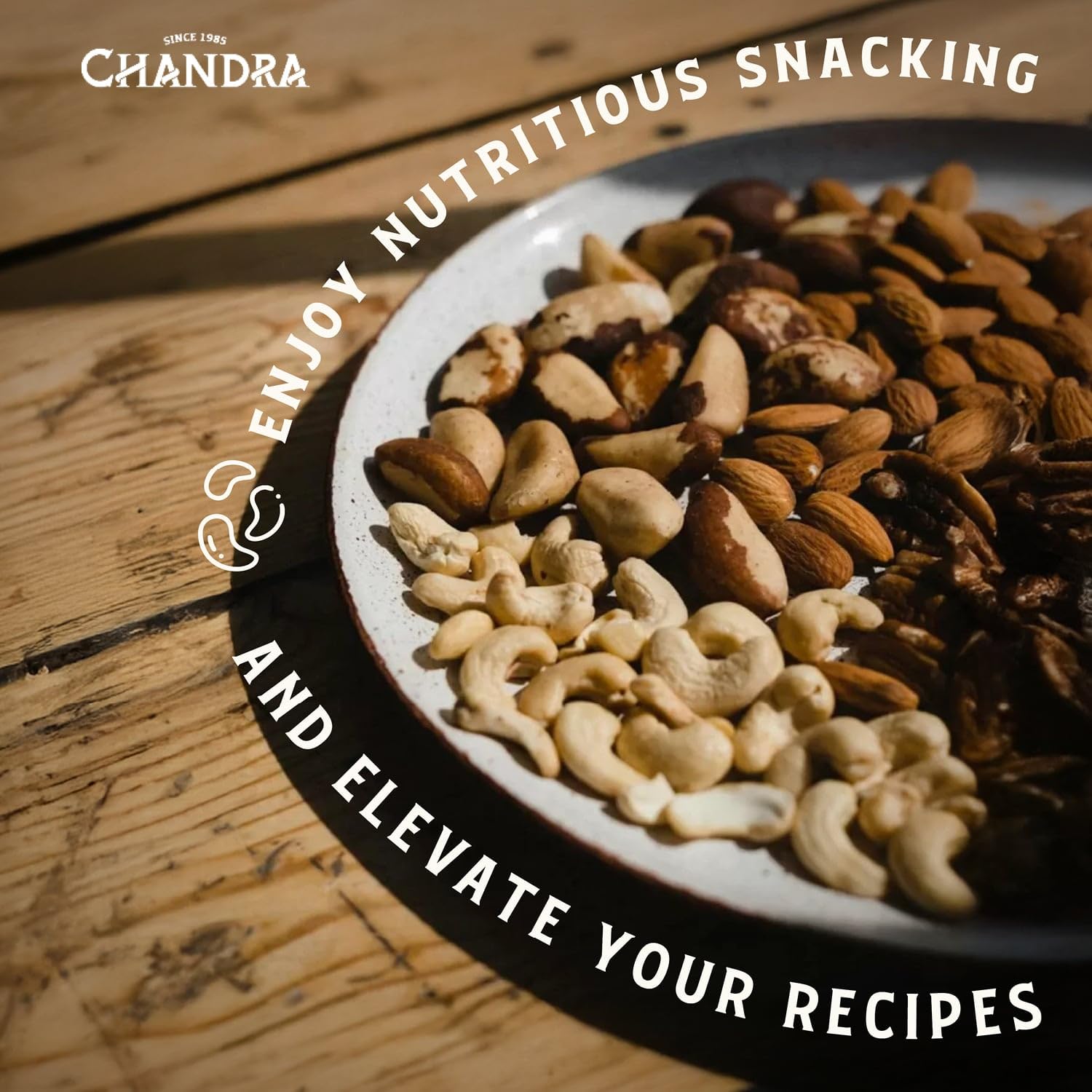 CHANDRA Whole Foods Raw Deshelled Whole Cashew Nuts - 1KG | Low-GI | Vegan & Gluten-Free 5