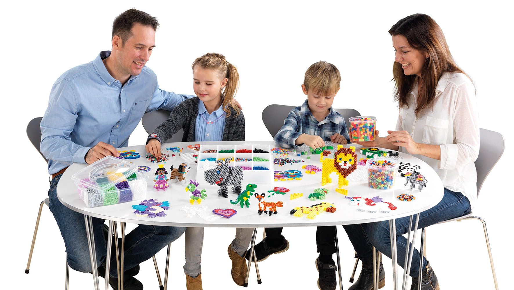 Hama Midi Fuse Beads - Pastel Mix Bucket | 10,000 Pieces | Ages 5+ 6