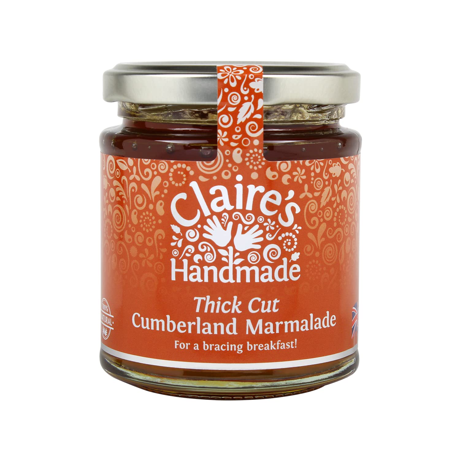 Claire's Handmade Thick Cut Cumberland Marmalade - Bitter Orange & Dark Brown Sugar | 227g