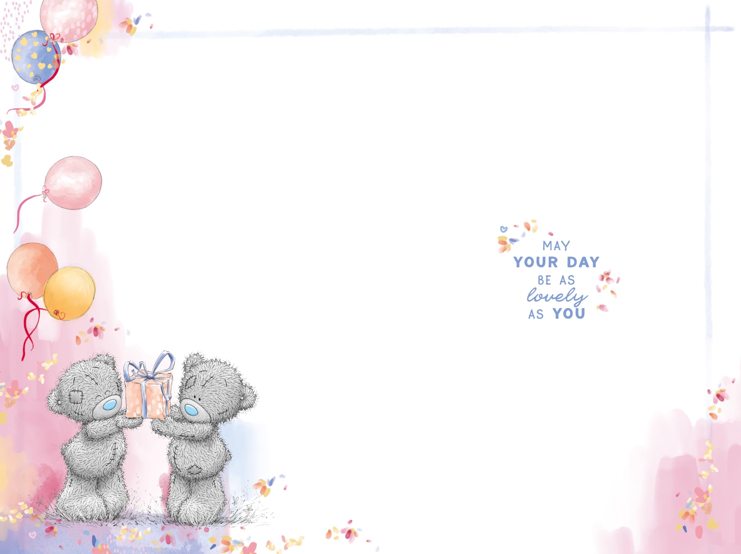 Me To You Tatty Teddy Gran Bears Hugging Luxury Gold Foil Birthday Card | 6 x 9 inches 2