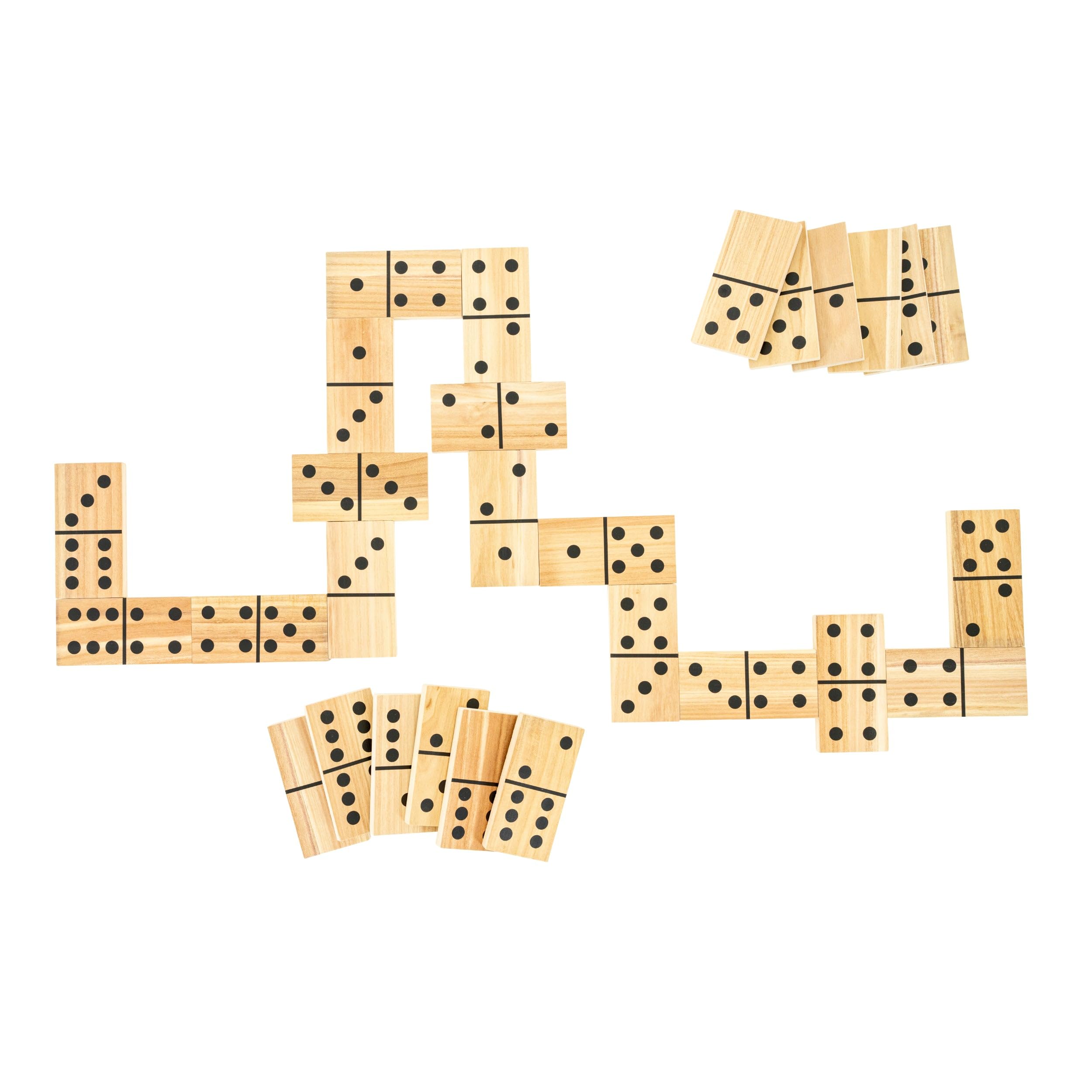 TP Toys Giant Wooden Dominoes - FSC Wood, 28 Tiles, Ages 3+ 8