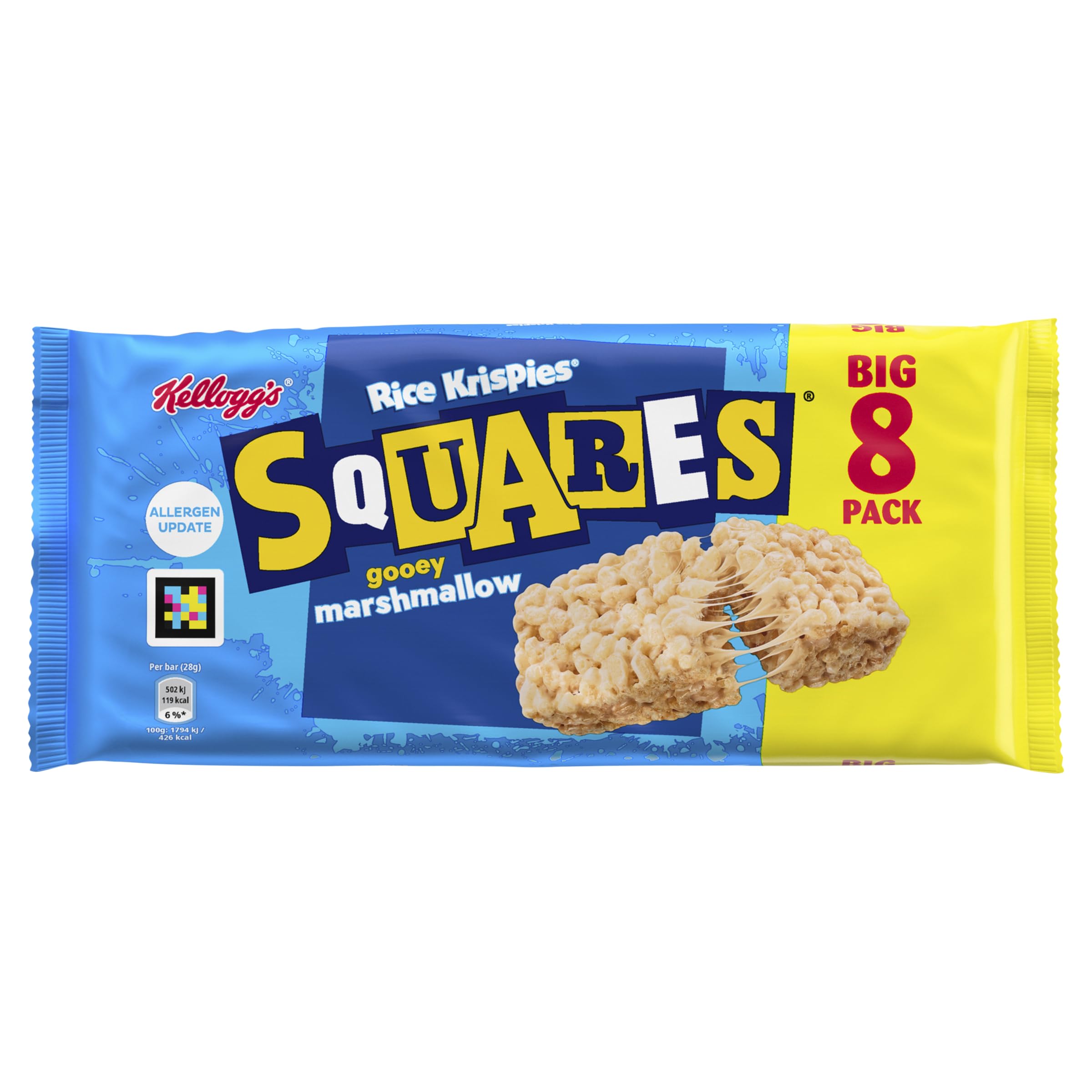 Rice Krispies Squares Marshmallow Cereal Bars - 8 Count 1