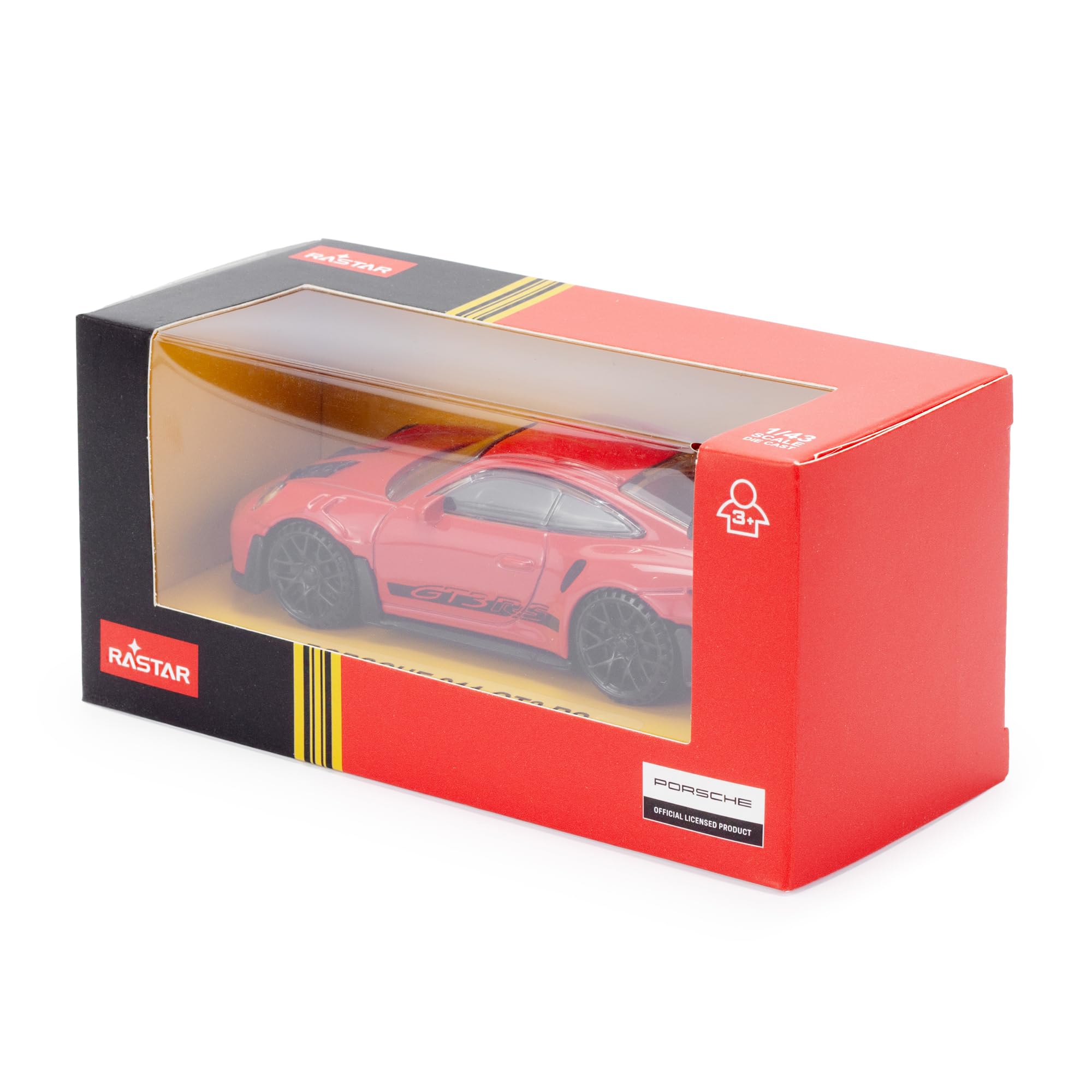 CMJ Porsche 911 GT3 RS Die-Cast Model Car - 1:43 Scale, Red Metal 2
