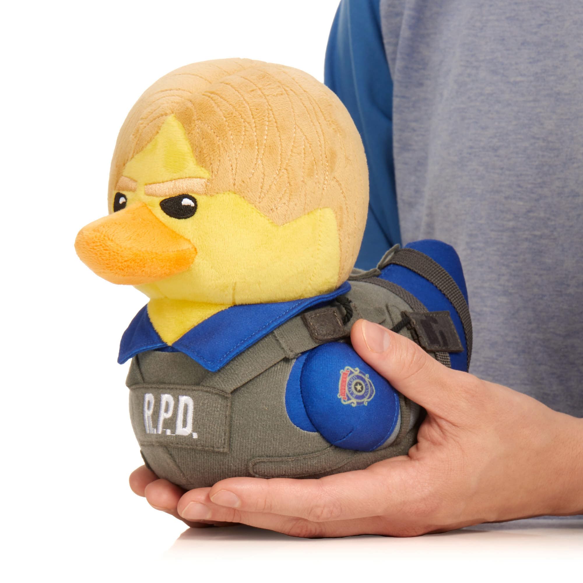 TUBBZ Plush: Leon Kennedy - Resident Evil Cosplaying Rubber Duck Soft Plush - 9 Inch Collectible 1