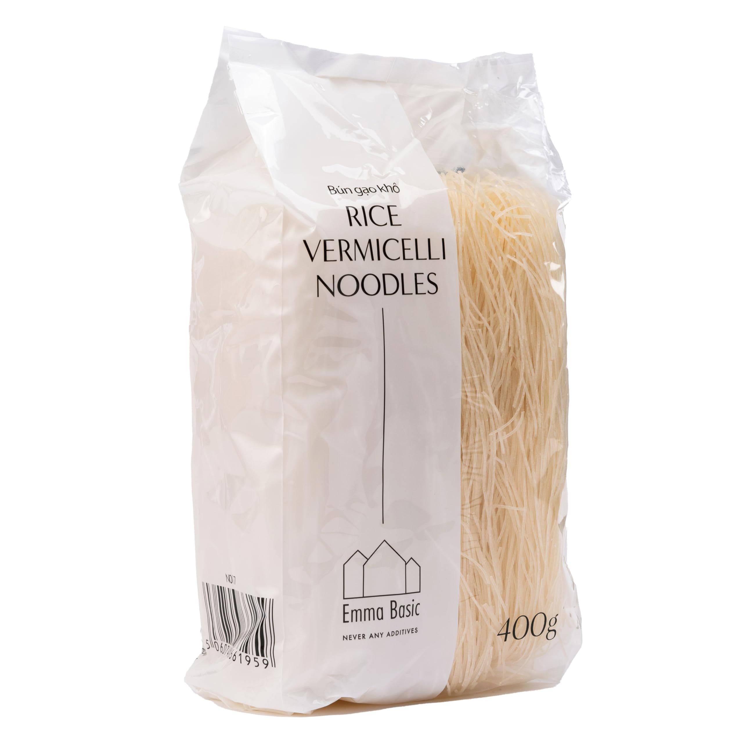 Emma Basic Rice Vermicelli Noodles - Gluten Free, 400g Pack | Ideal for Pho, Pad Thai & Summer Rolls 1