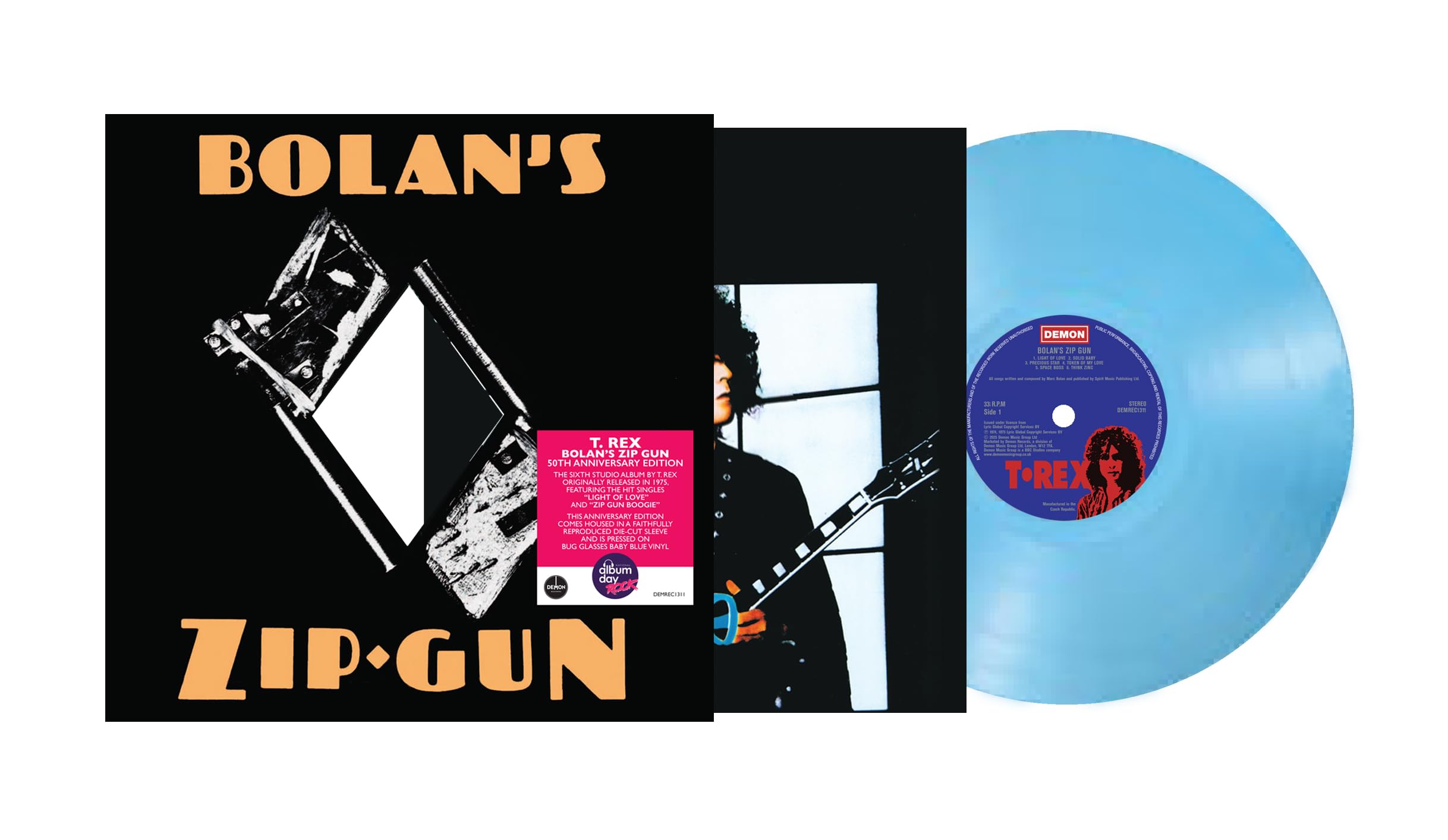 T.Rex - Bolan's Zip Gun [Limited Collector's Edition Blue Vinyl] 3