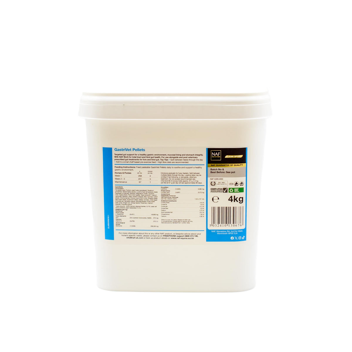 NAF Five Star GastriVet Horse Digestive Supplement Powder 4kg