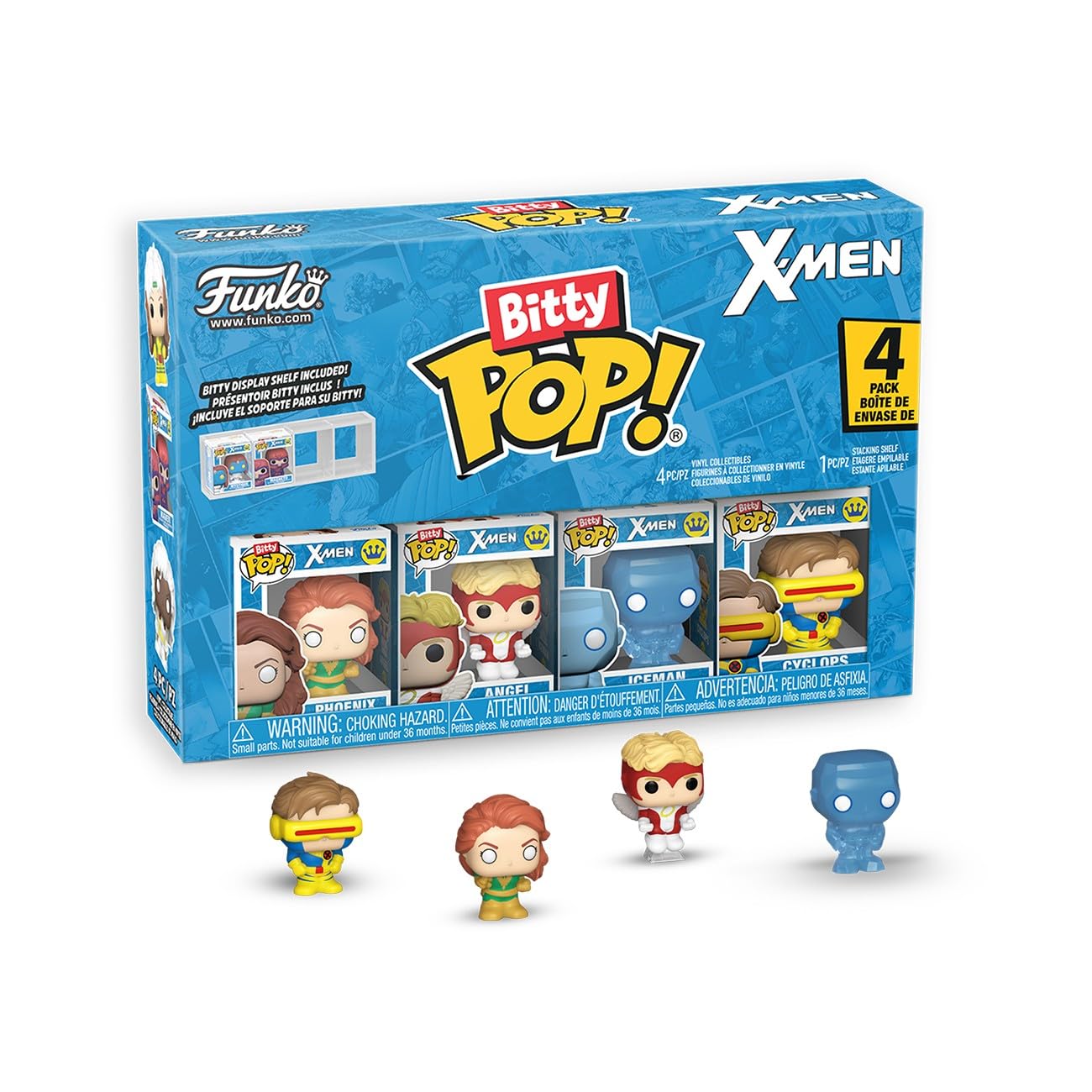 Funko Bitty POP! X-Men 4 Pack: Jean Grey | 0.9-inch Vinyl Figure | Multicolor 1