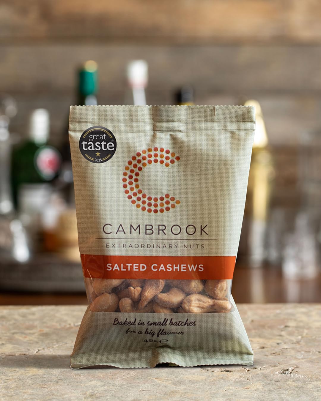 Cambrook - Baked & Salted Cashews - 45g Bag | Gluten Free | Vegan 3