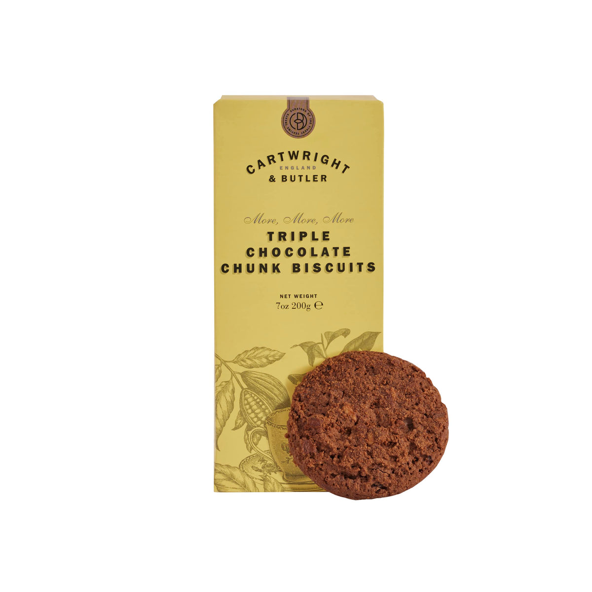 Cartwright & Butler Triple Choc Chunk Biscuits - Pack of 2