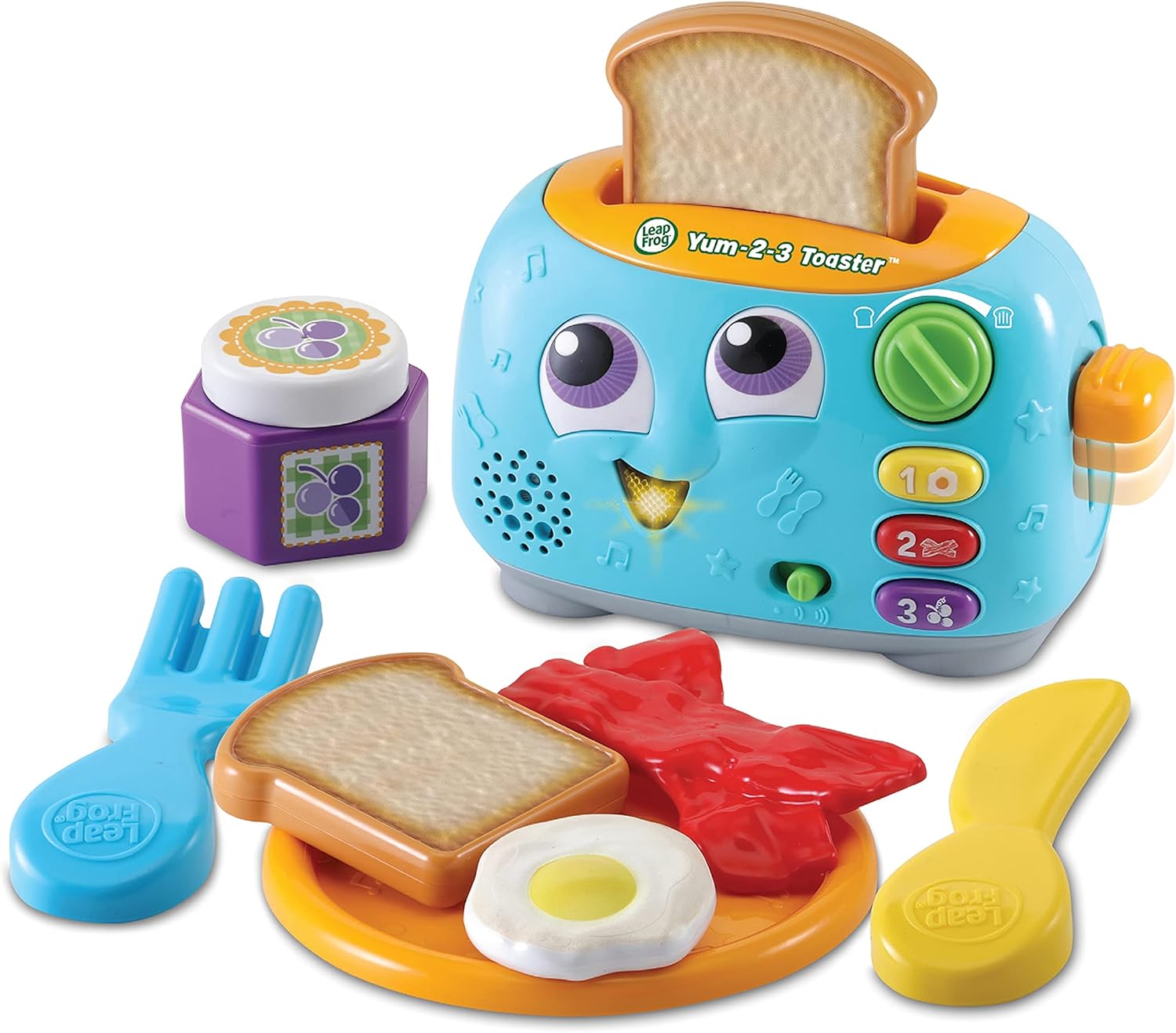 LeapFrog Yum-2-3 Toaster - Interactive Learning Toy for Toddlers 12 Months+ 1