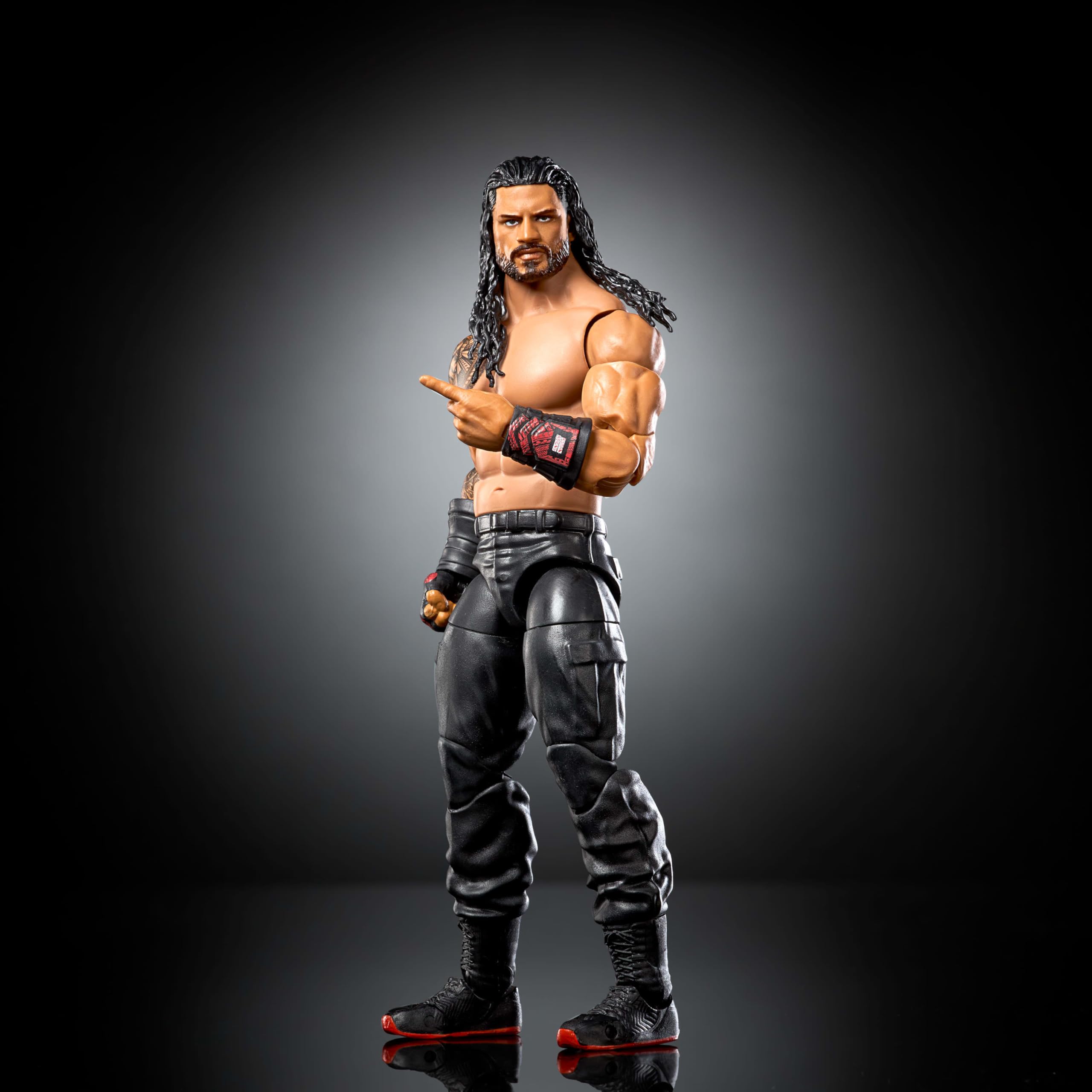 Mattel WWE Roman Reigns Action Figure - 6-inch Scale, 25 Points of Articulation | Multicolor Plastic 5