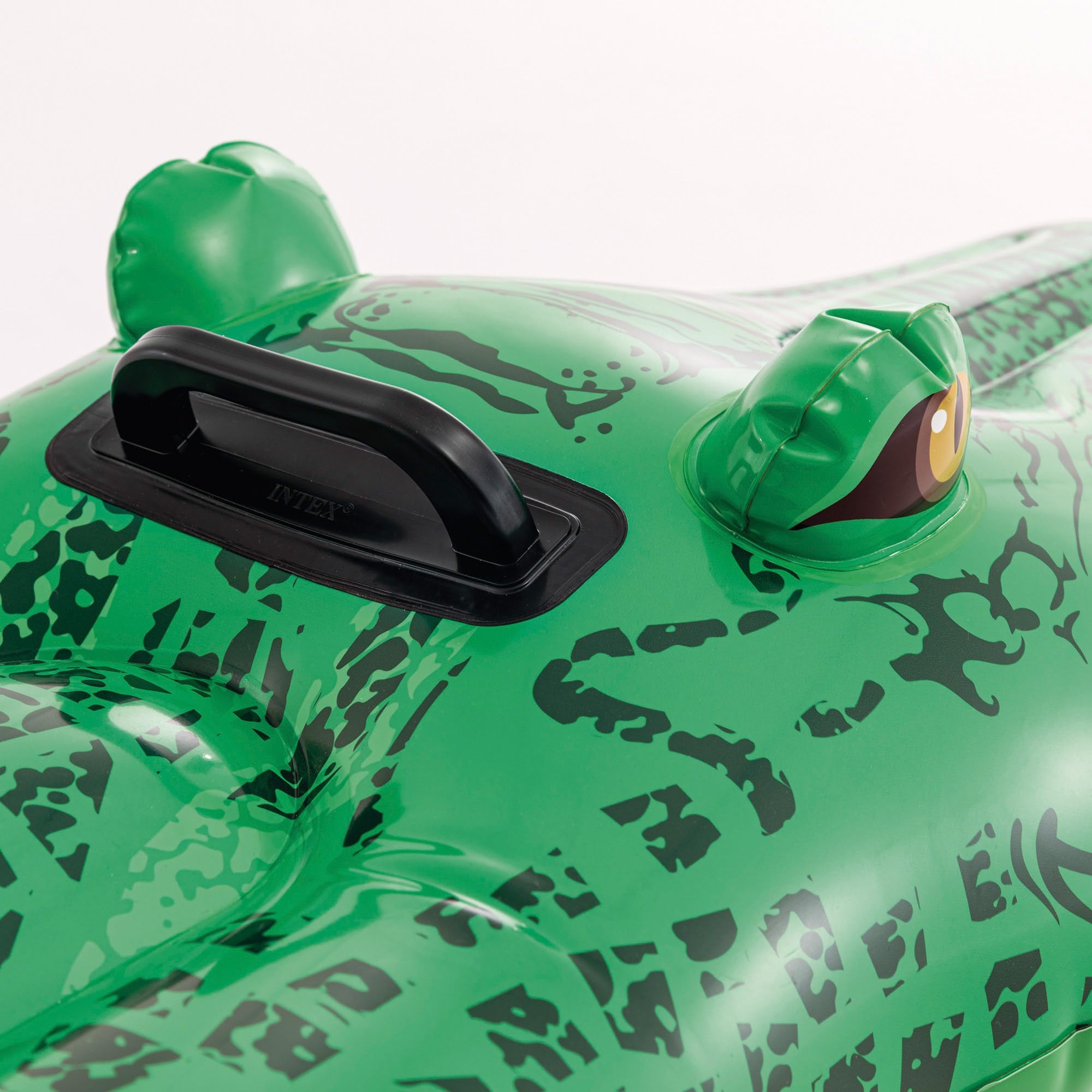 Intex Inflatable Crocodile Ride-On Pool Toy | 168x86 cm | Green | Includes Repair Kit