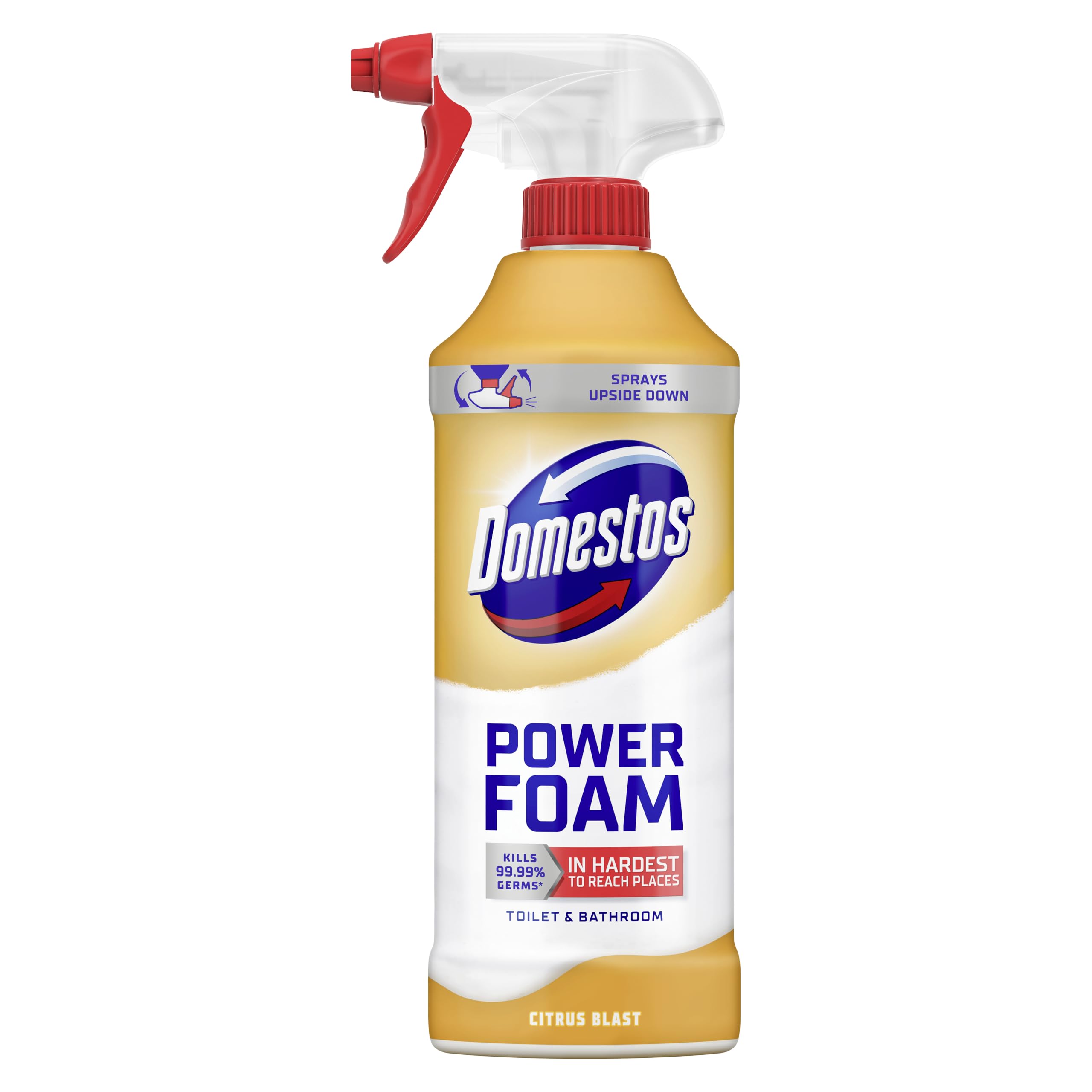 Domestos Power Foam Citrus Blast Toilet & Bathroom Cleaner Spray 450 ml 1