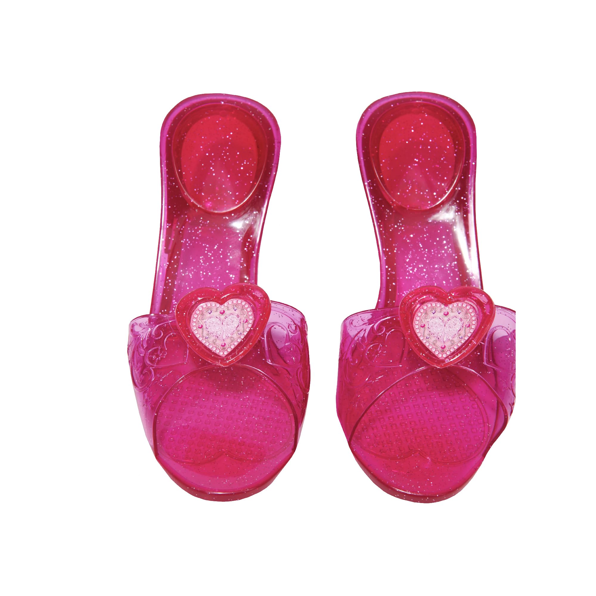 Rubies Pink Jelly Shoes - Girls Dress Up Footwear | Size 4-7 Years 1
