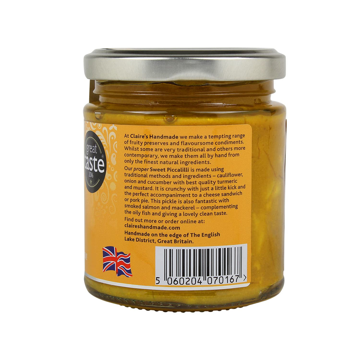 Claire's Handmade Sweet Piccalilli - 200g, Pack of 2