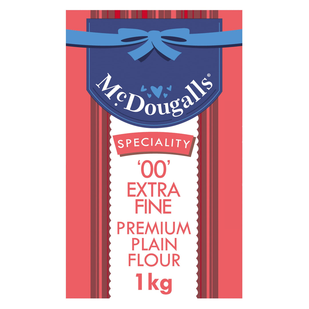 McDougalls 00 Grade Premium Plain Flour - Finely Milled for Smooth Baking Results