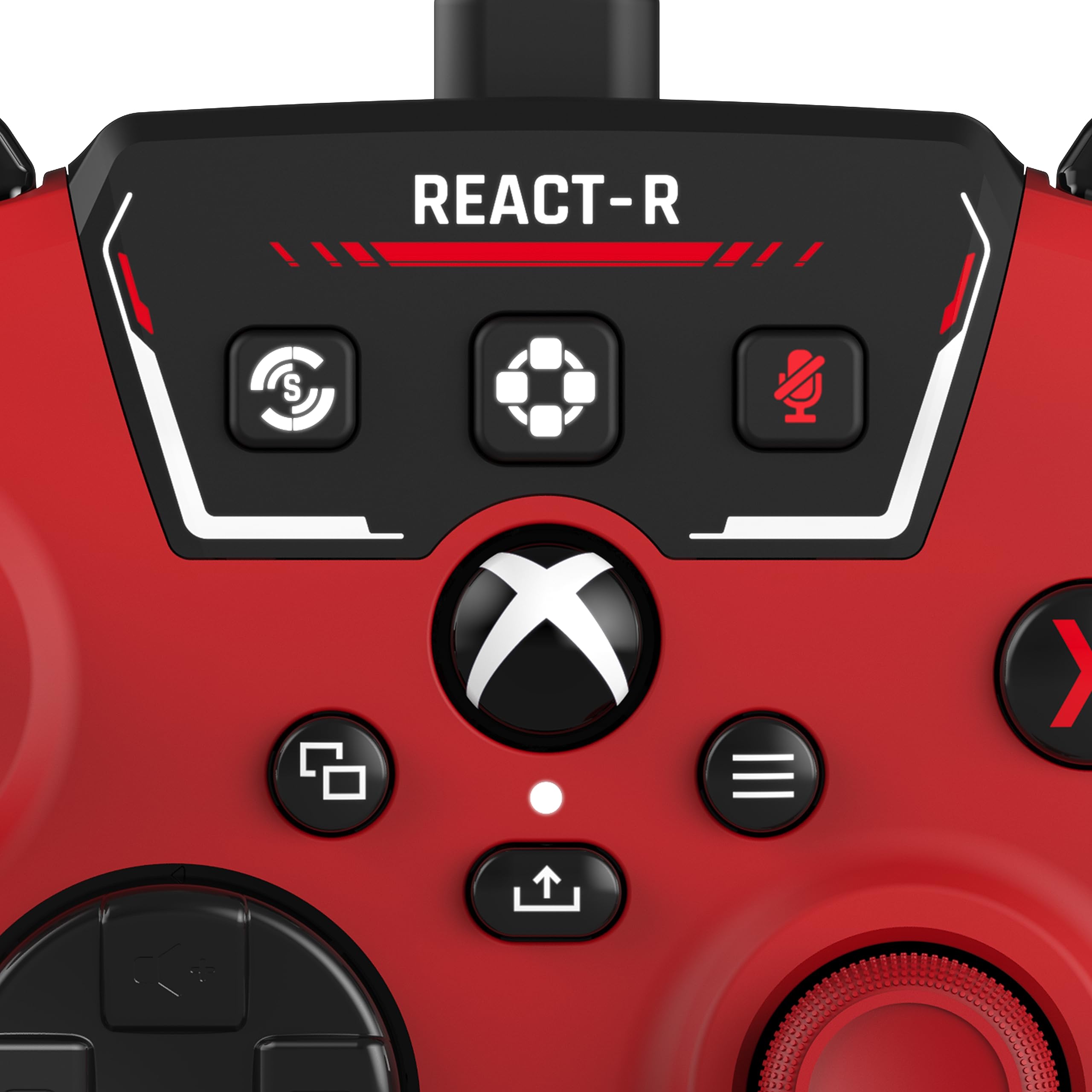 Turtle Beach REACT-R Red Wired Gaming Controller for Xbox Series X|S, Xbox One & PC - Officially Licensed 12