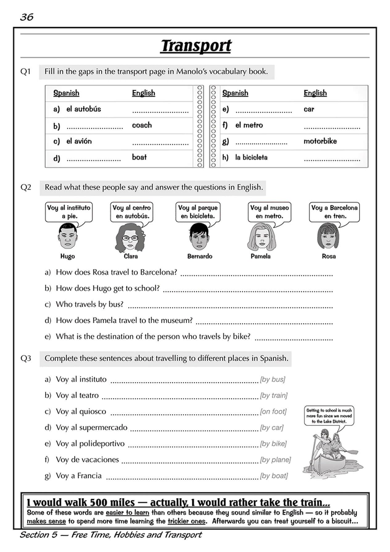 CGP KS3 Spanish Workbook with Answers - Catch-up & Home Learning | Paperback 7