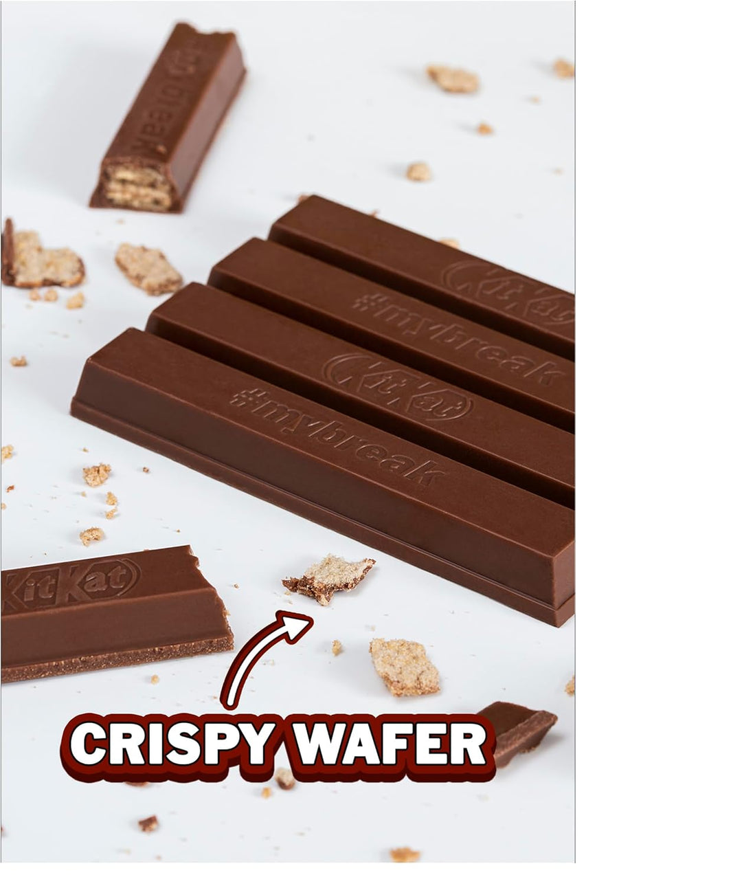 KitKat 4 Finger Milk Chocolate Bar Bumper Multipack, 8 x 41.5 g