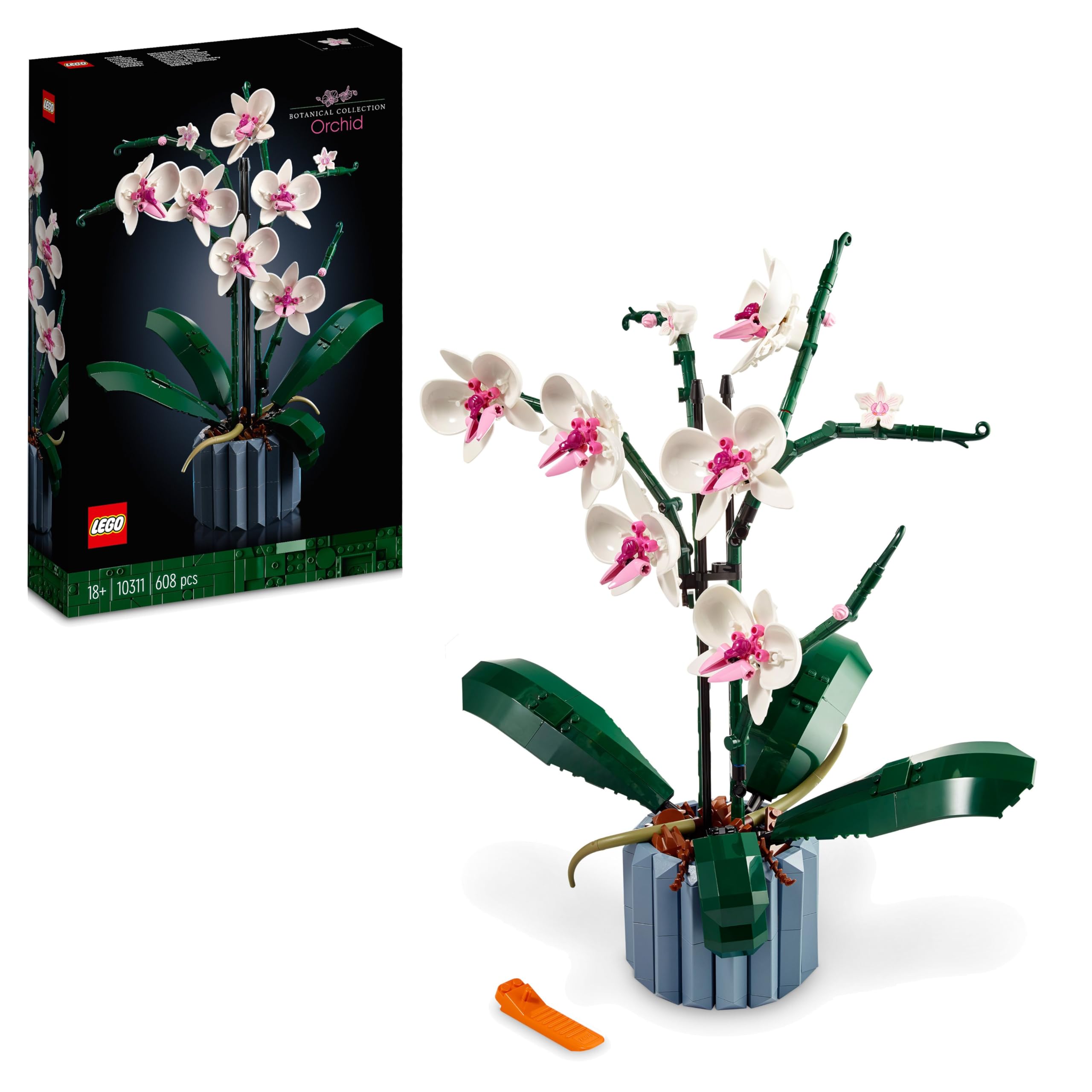 LEGO 10311 Icons Orchid Artificial Plant Building Set | 608 Pieces | Age 18+ 1