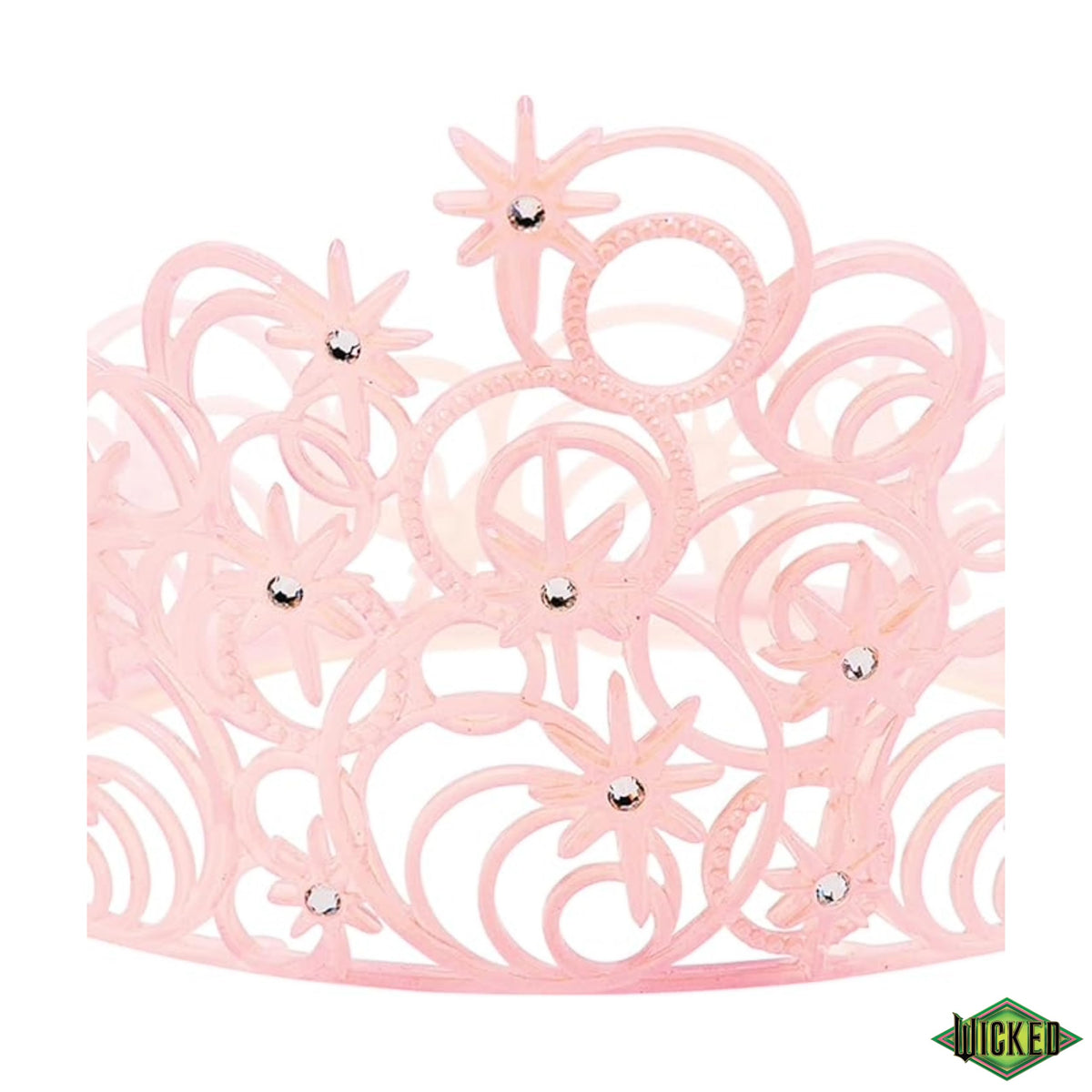 Disguise Glinda Sparkling Tiara Fancy Dress Accessory - Pink Glitter, One Size