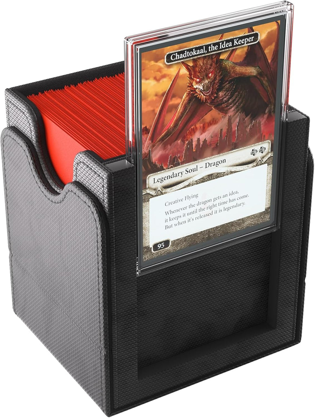Gamegenic Magic: The Gathering Commander Squire Plus 100+ XL Deck Box Green